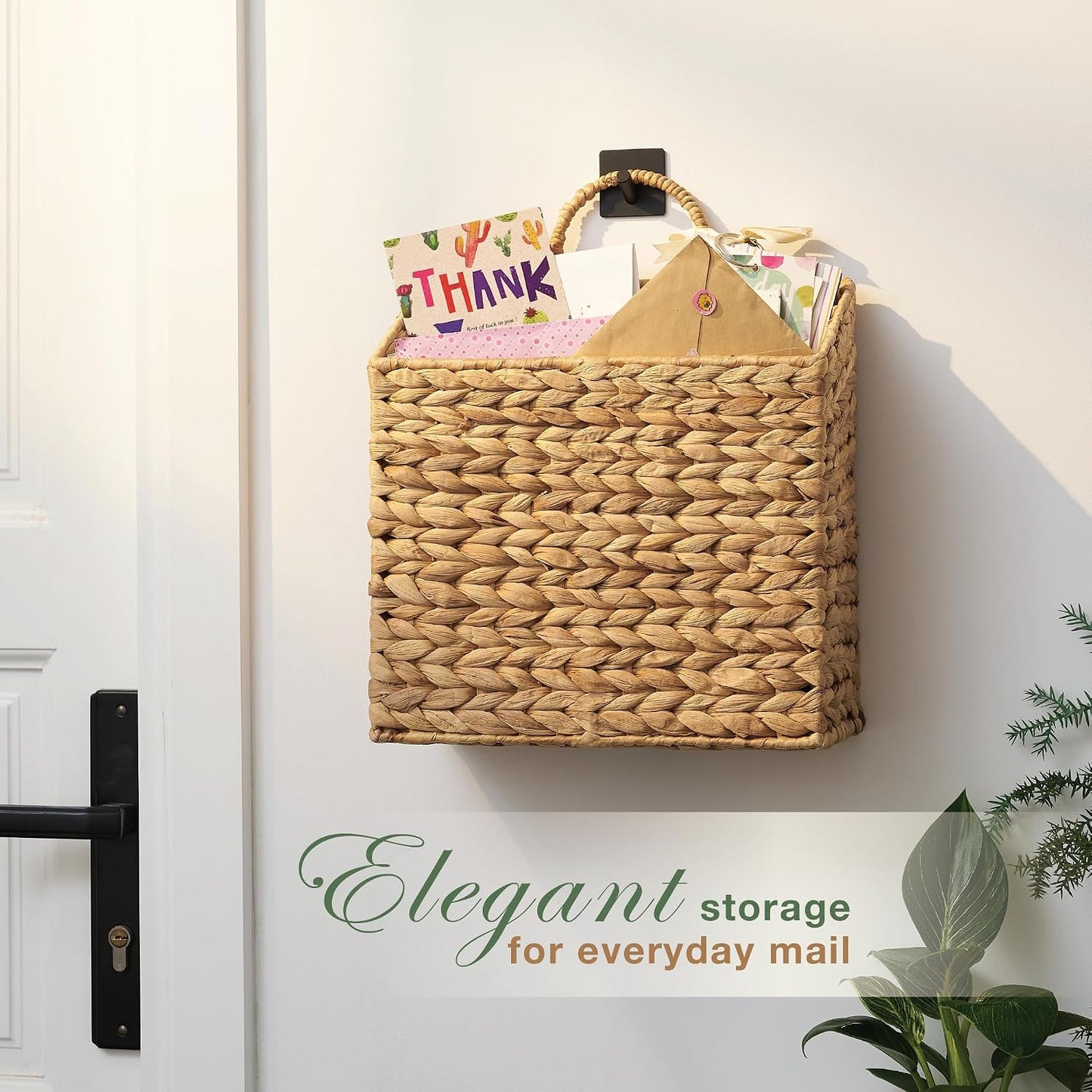 Woven Wall Baskets for Storage / Natural / Set of 2