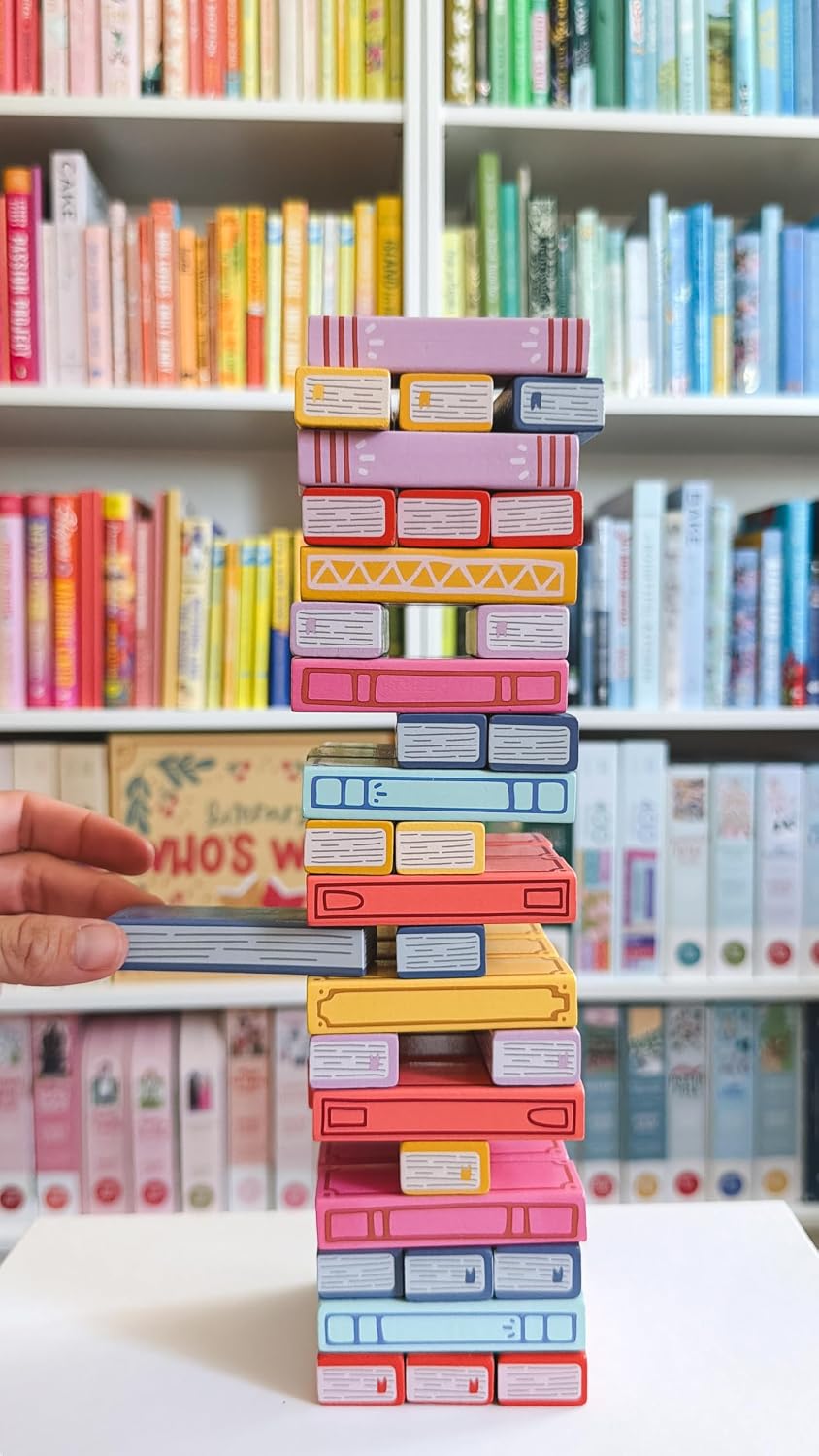 Tumbling Book Stack Game / Set of 51