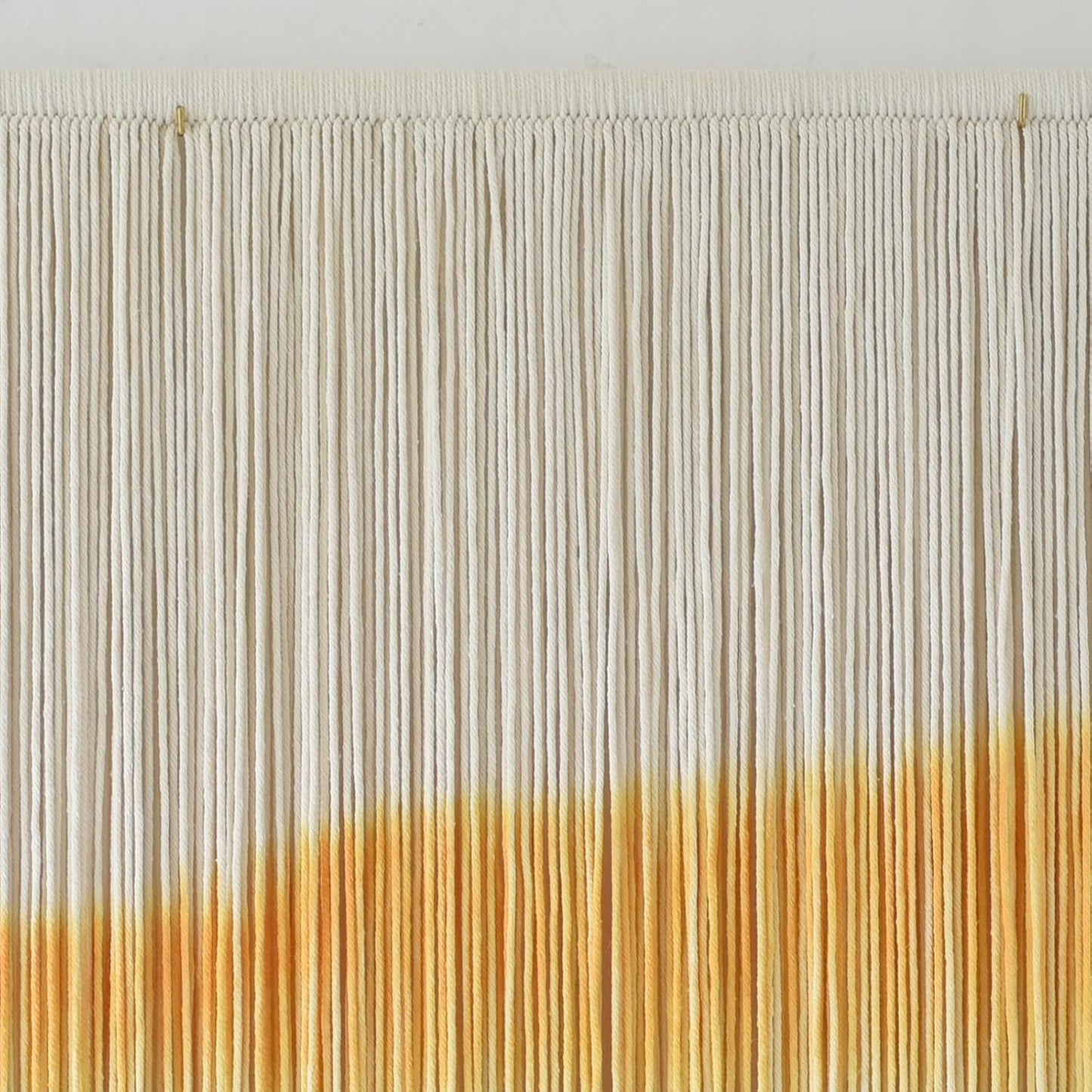 Macrame Wall Hanging Extra Large Dip-Dyed Coastal Tapestry Boho Wall Decor / Yellow1