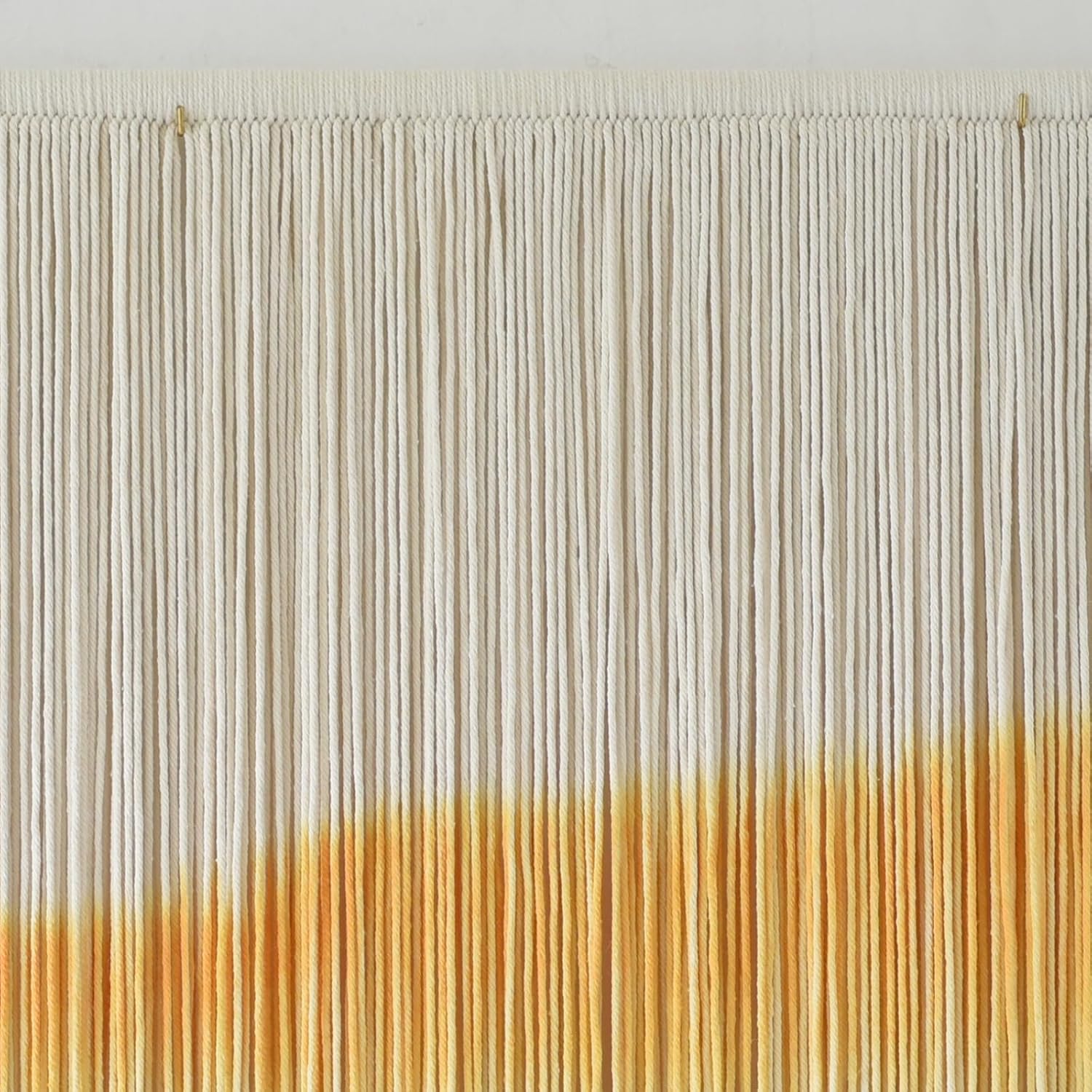 Macrame Wall Hanging Extra Large Dip-Dyed Coastal Tapestry Boho Wall Decor / Yellow1