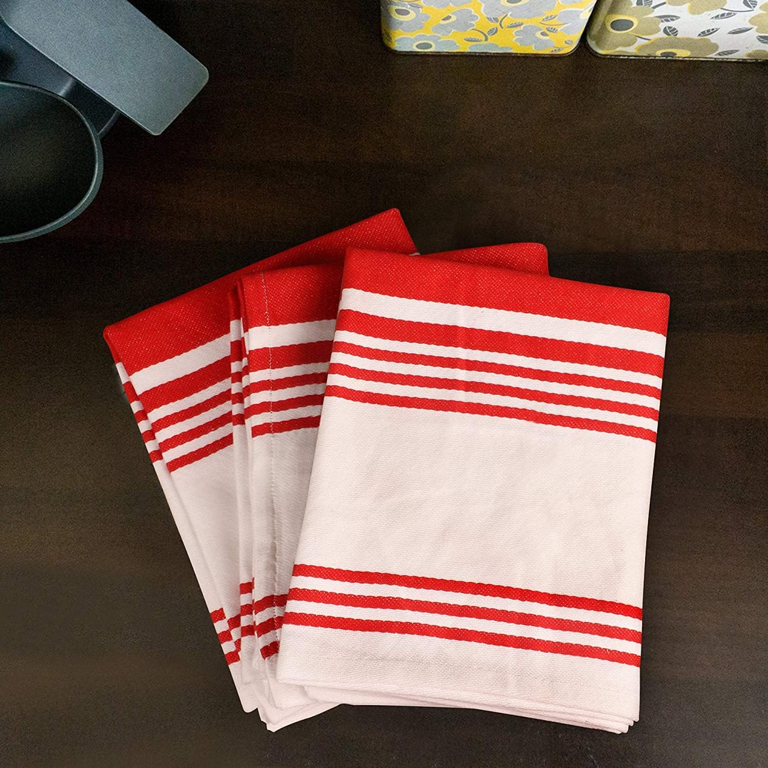 Urban Villa Kitchen Towels Cotton Dish Towels 20”x30” (Set of 3) Chillired