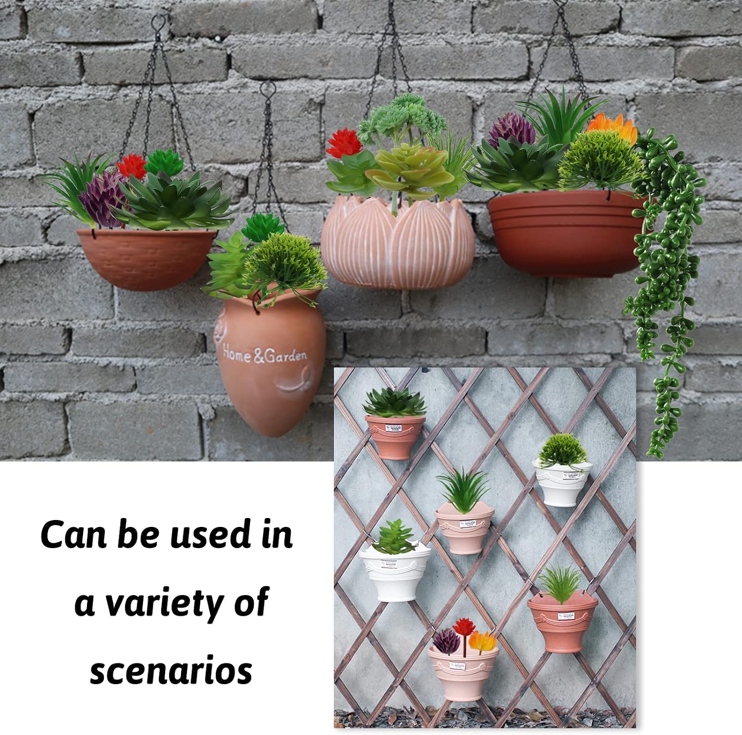 Succulents Plants Artificial / Color 20pcsa / Set of 20
