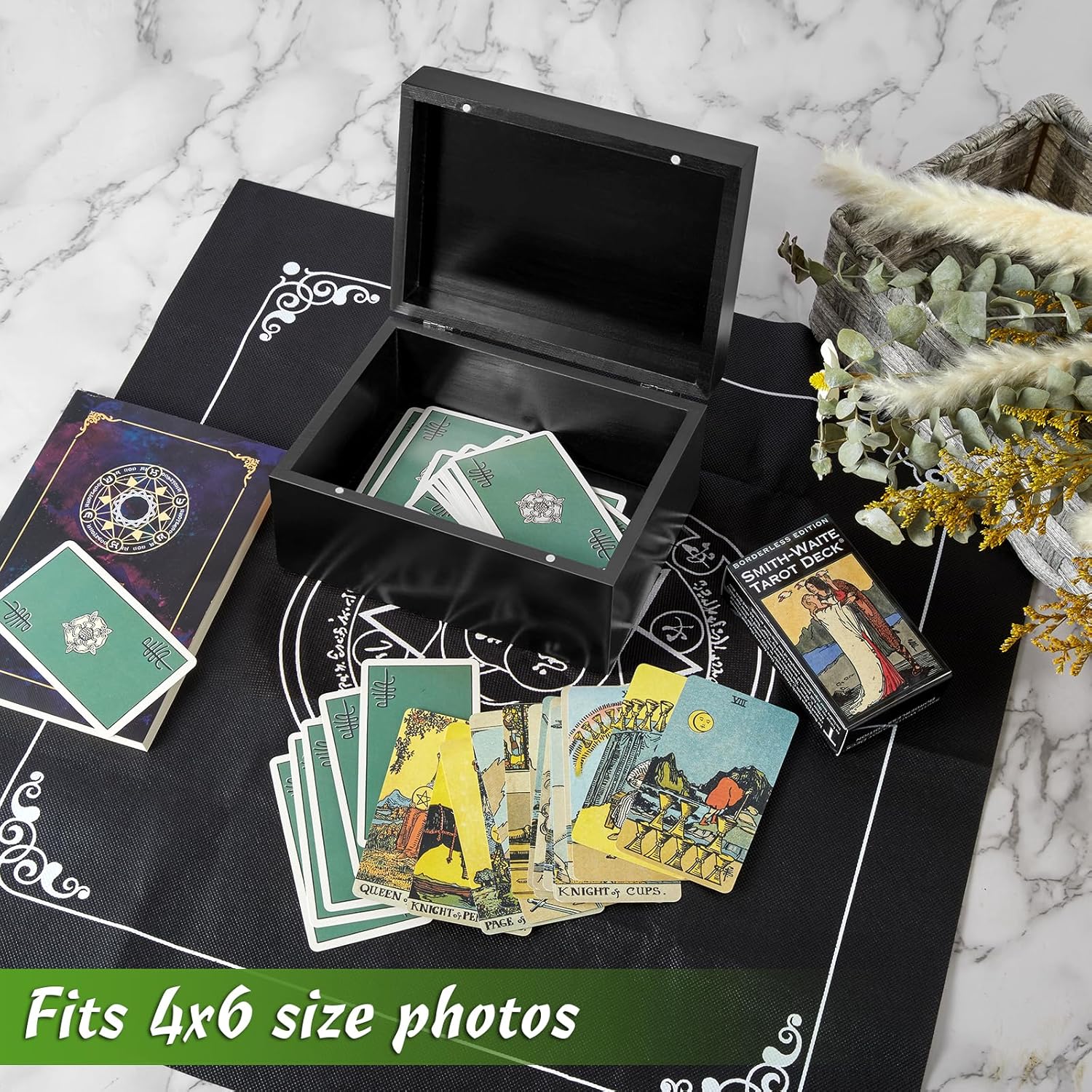 Wood Memory Box / Black / Small / 3 x 5