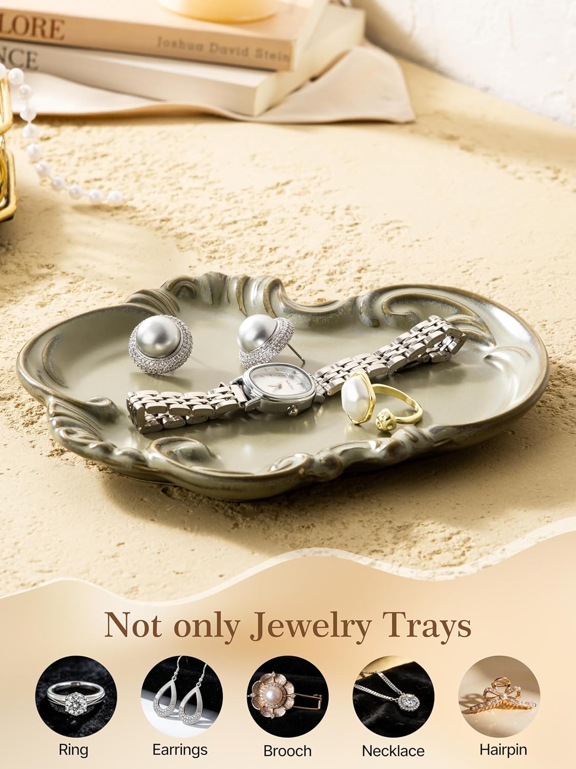 Jewelry Tray / Trinket Tray / Green