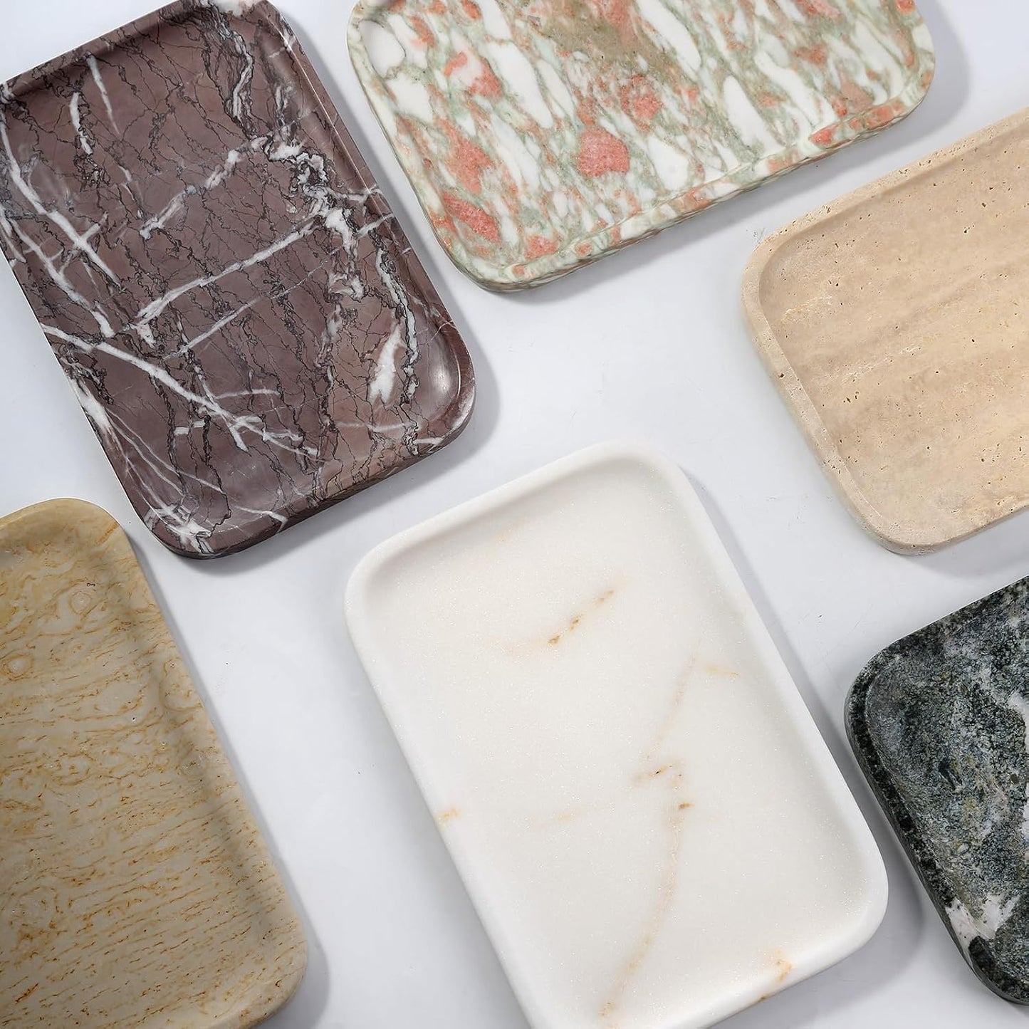 Marble Tray / Golden Calacatta / Natural / 12 x 8