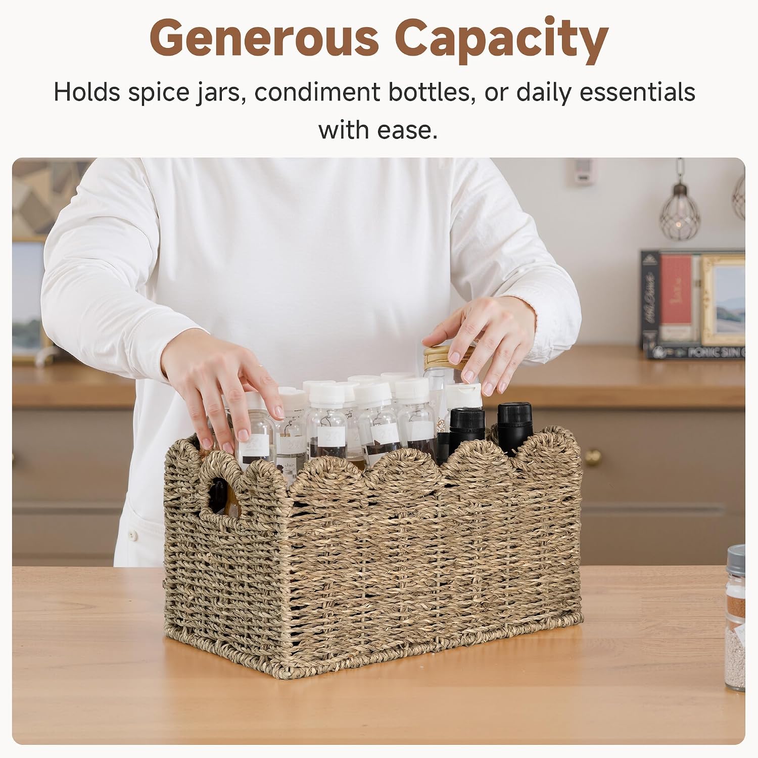 Hand-woven Rattan Baskets / Seagrass