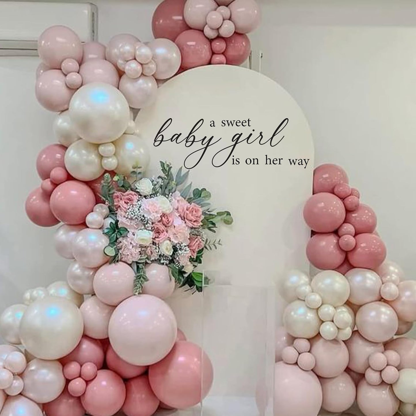 Removable Vinyl Sticker for Baby Shower / Black