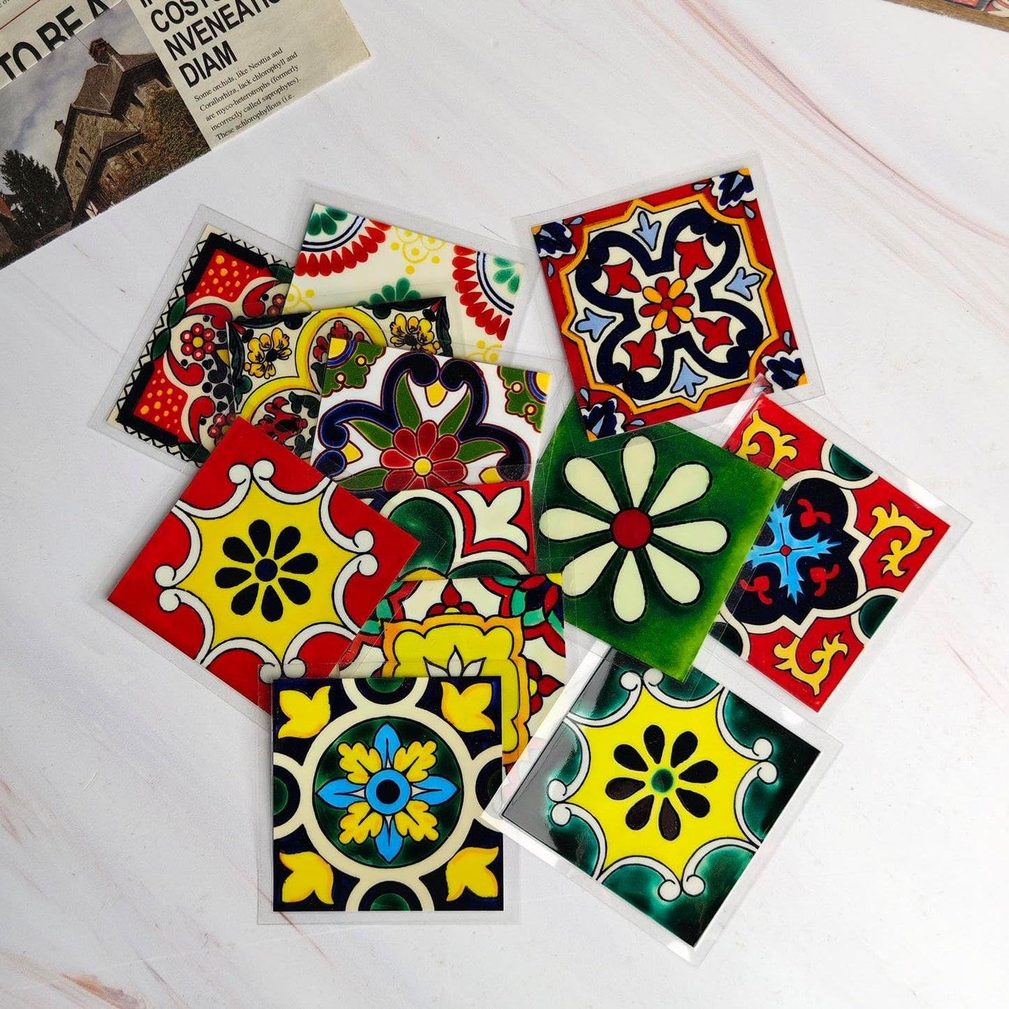 Talavera Tile Stickers / Talavera 001 / 3 x 3
