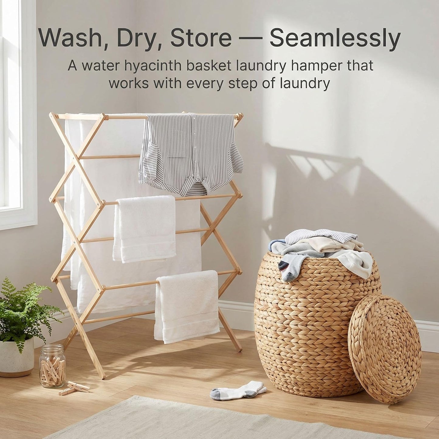 Multipurpose Woven Storage Basket / Natural