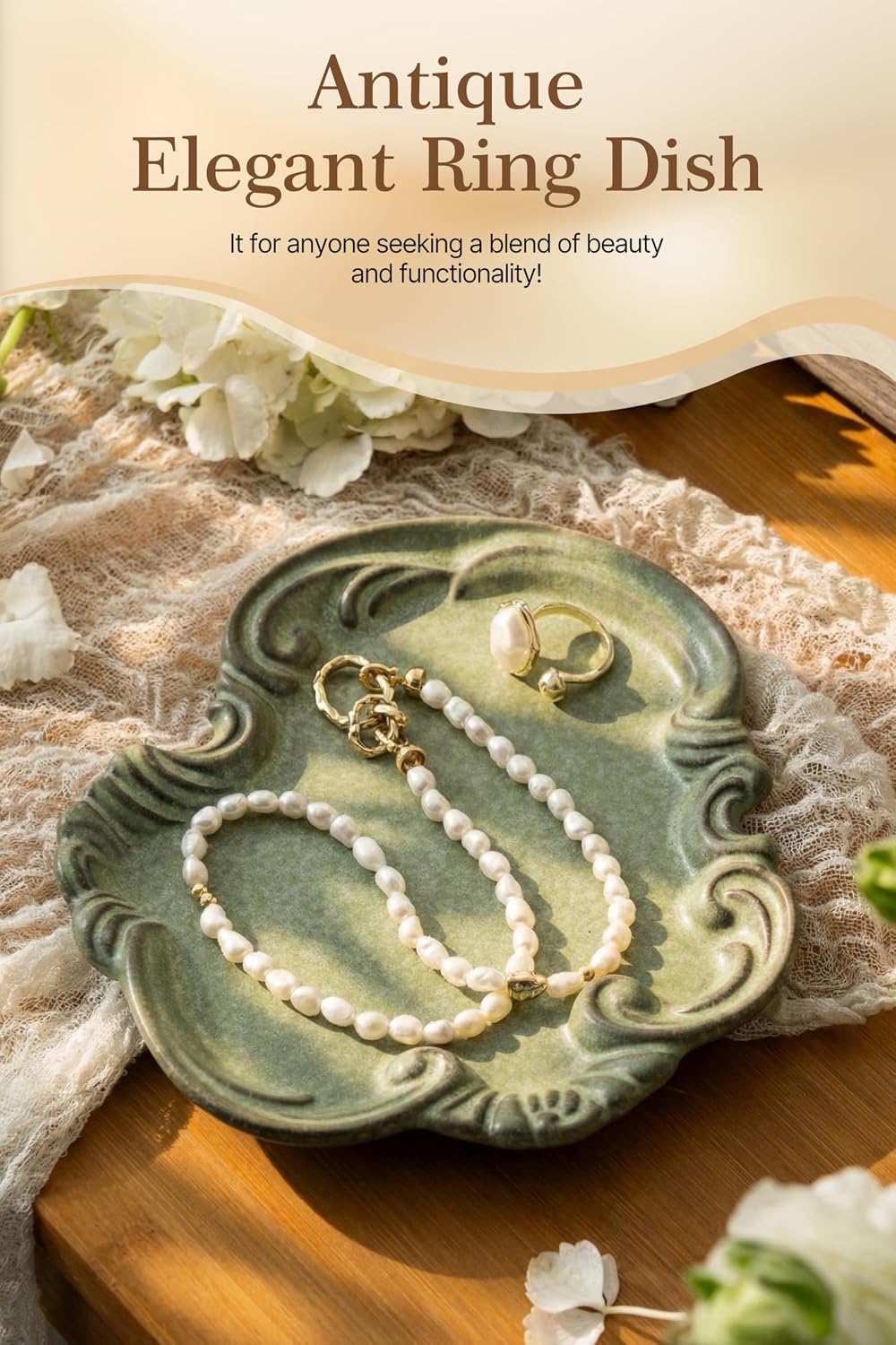Jewelry Tray / Trinket Tray / Deep Green
