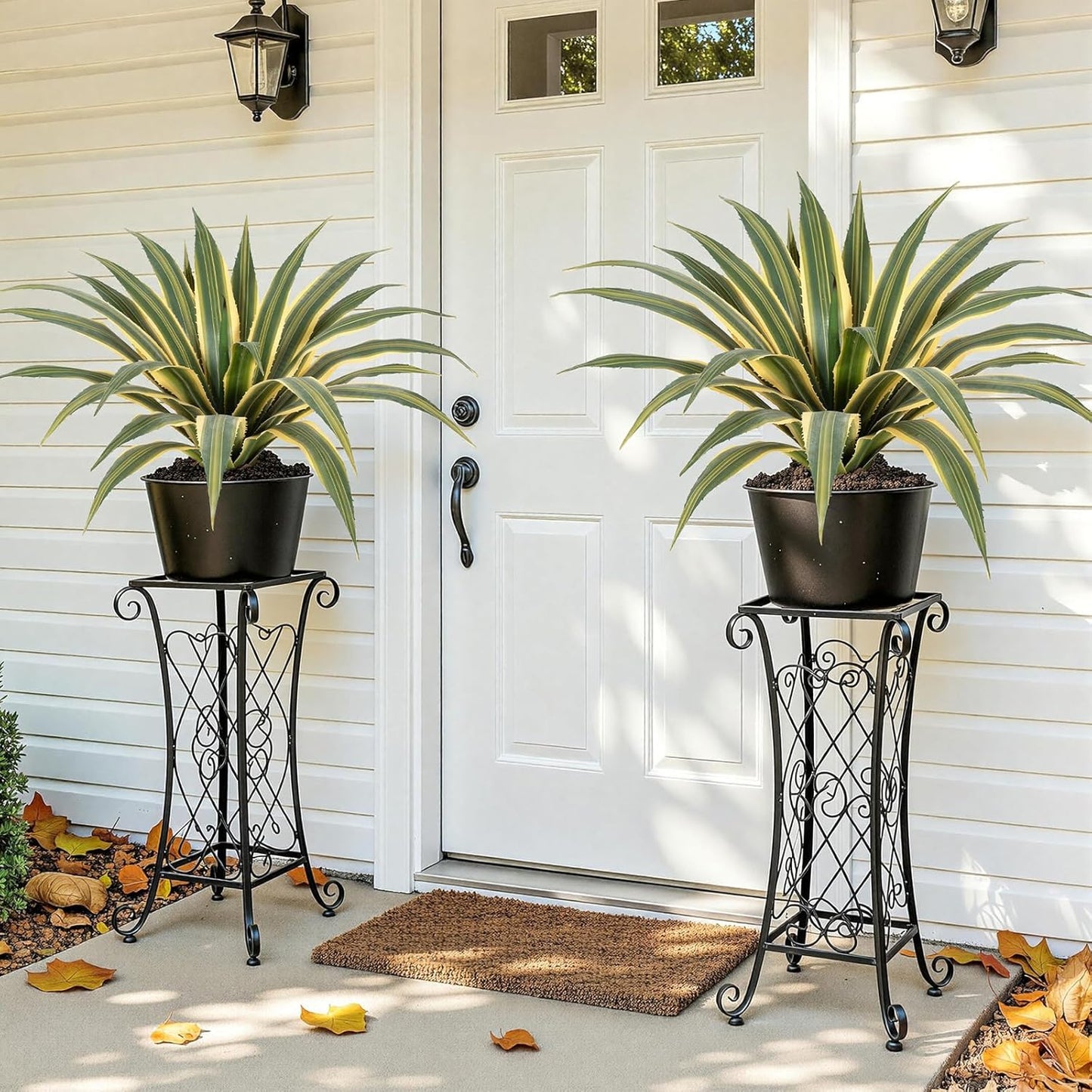 Artificial Agave Plants Outdoor / Set of 24