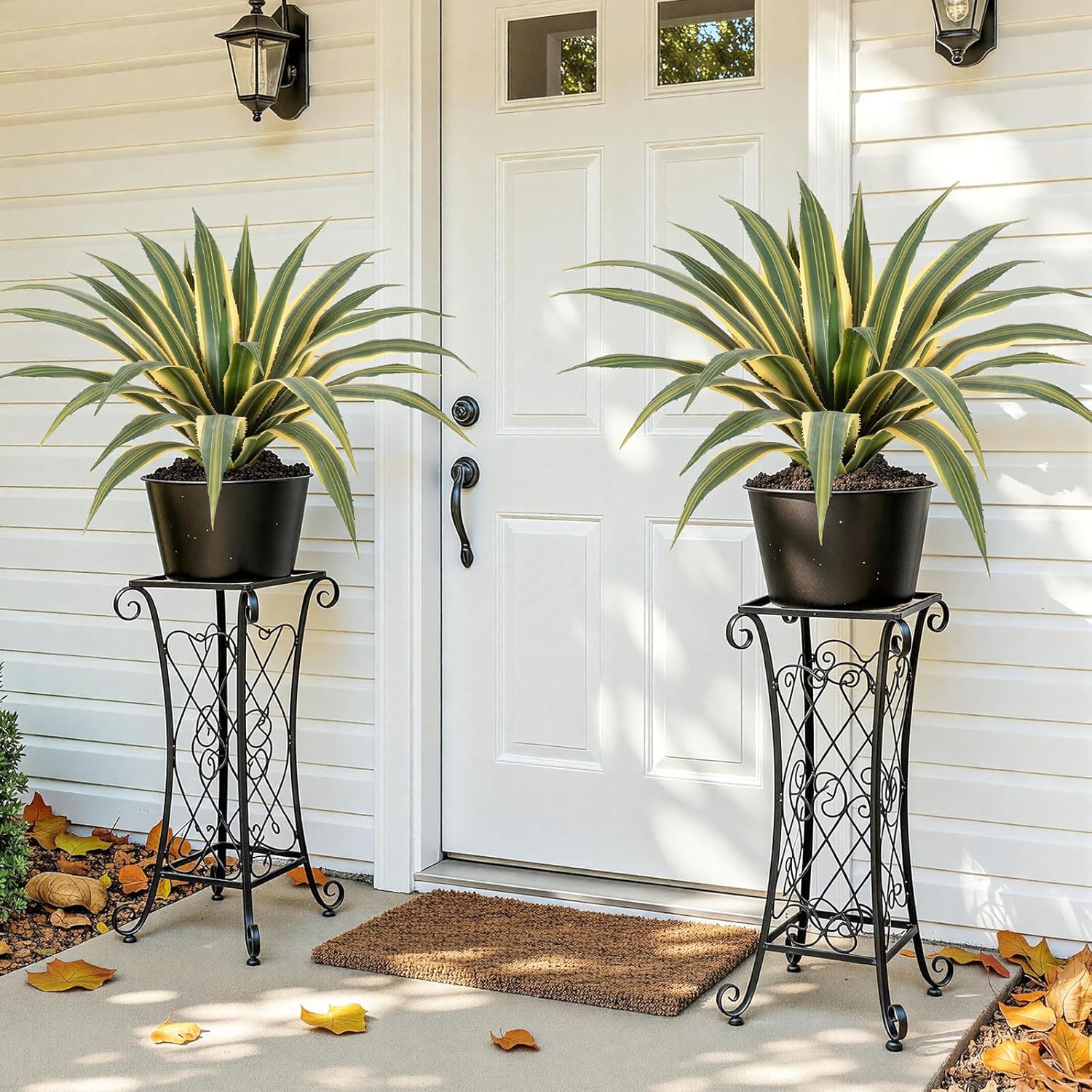 Artificial Agave Plants Outdoor / Set of 24