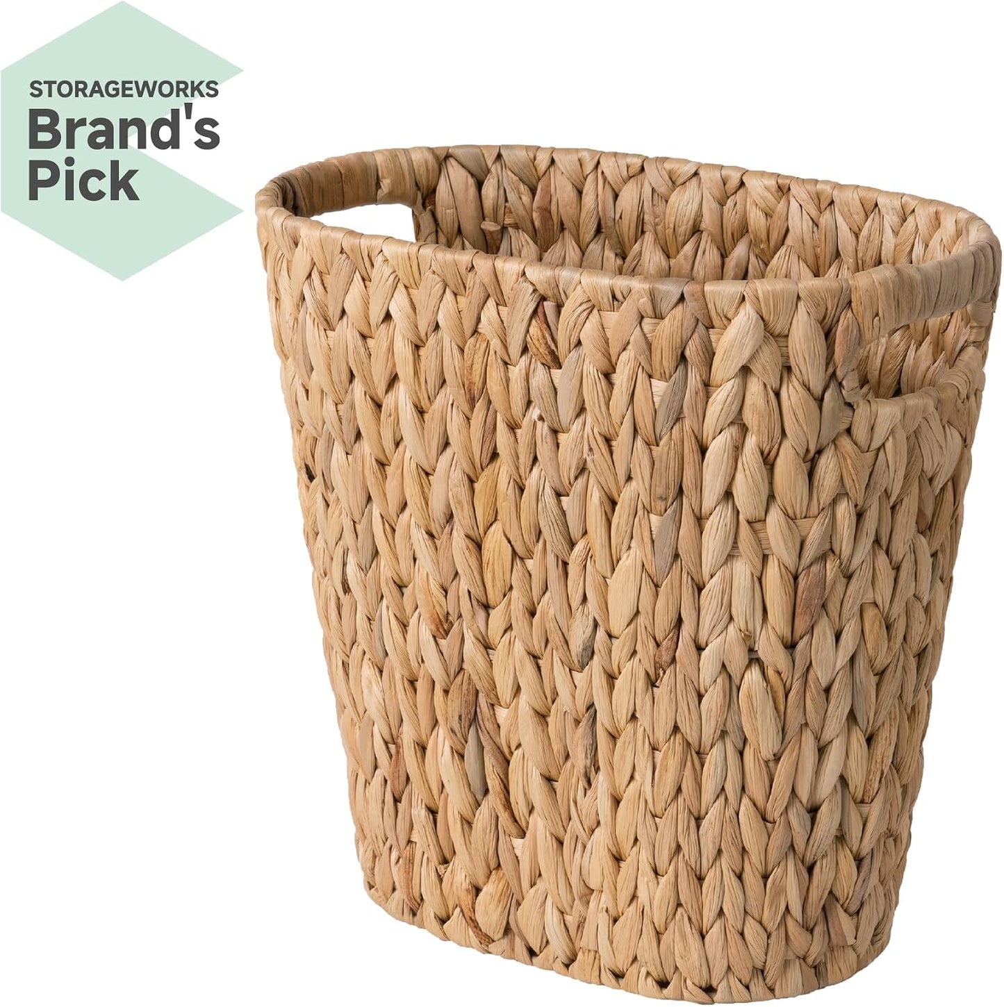 Wicker Waste Basket / Natural