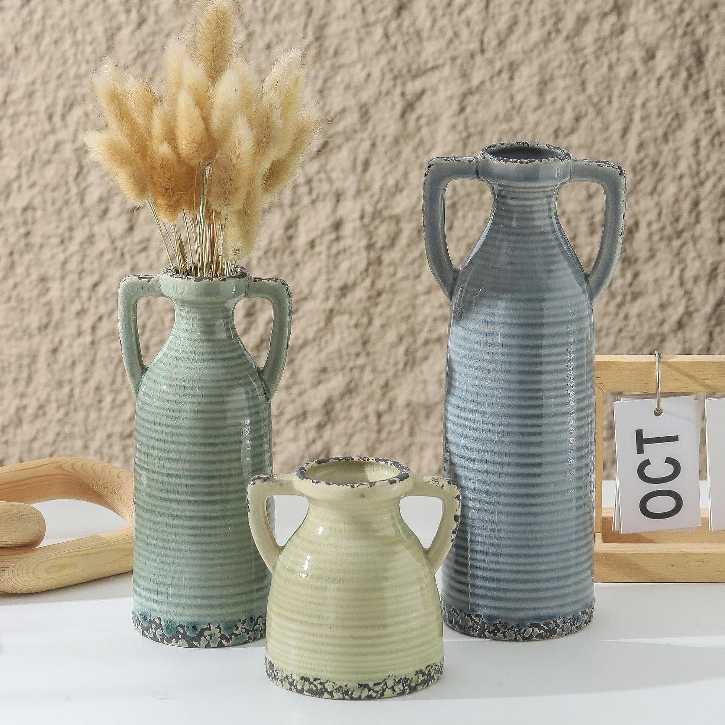 Farmhouse Vase Set for Modern Decoration / Set of 105
