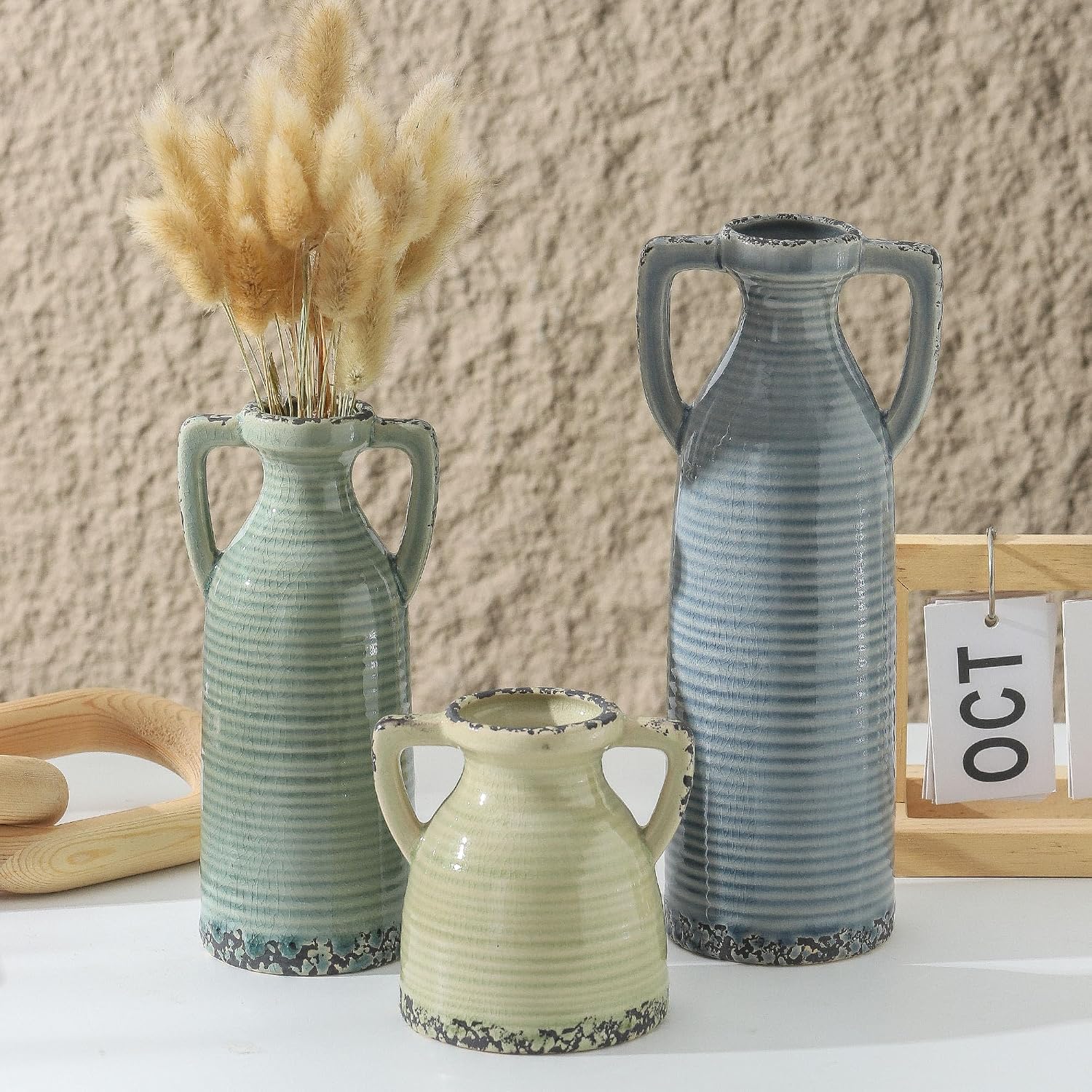 Farmhouse Vase Set for Modern Decoration / Set of 105