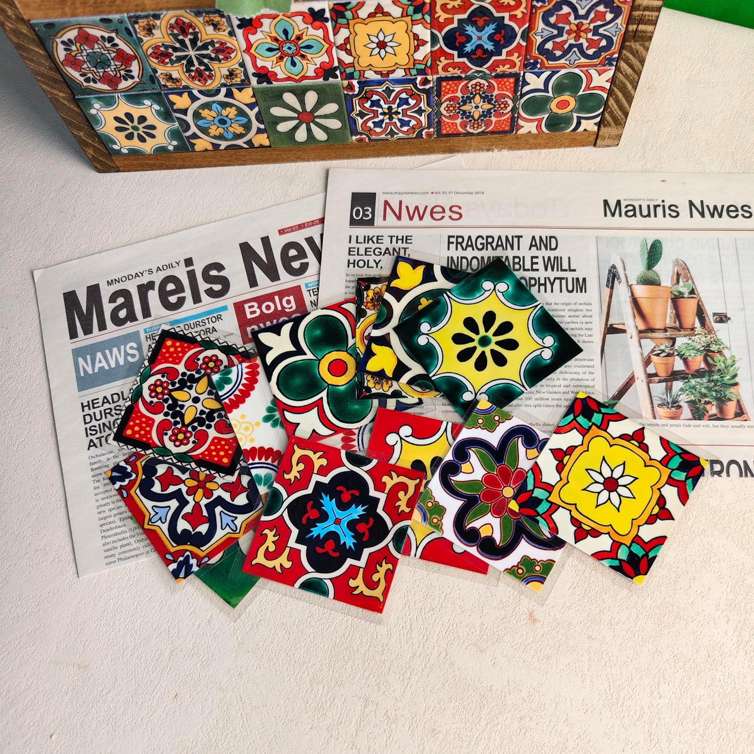 Talavera Tile Stickers / Talavera 001 / 3 x 3