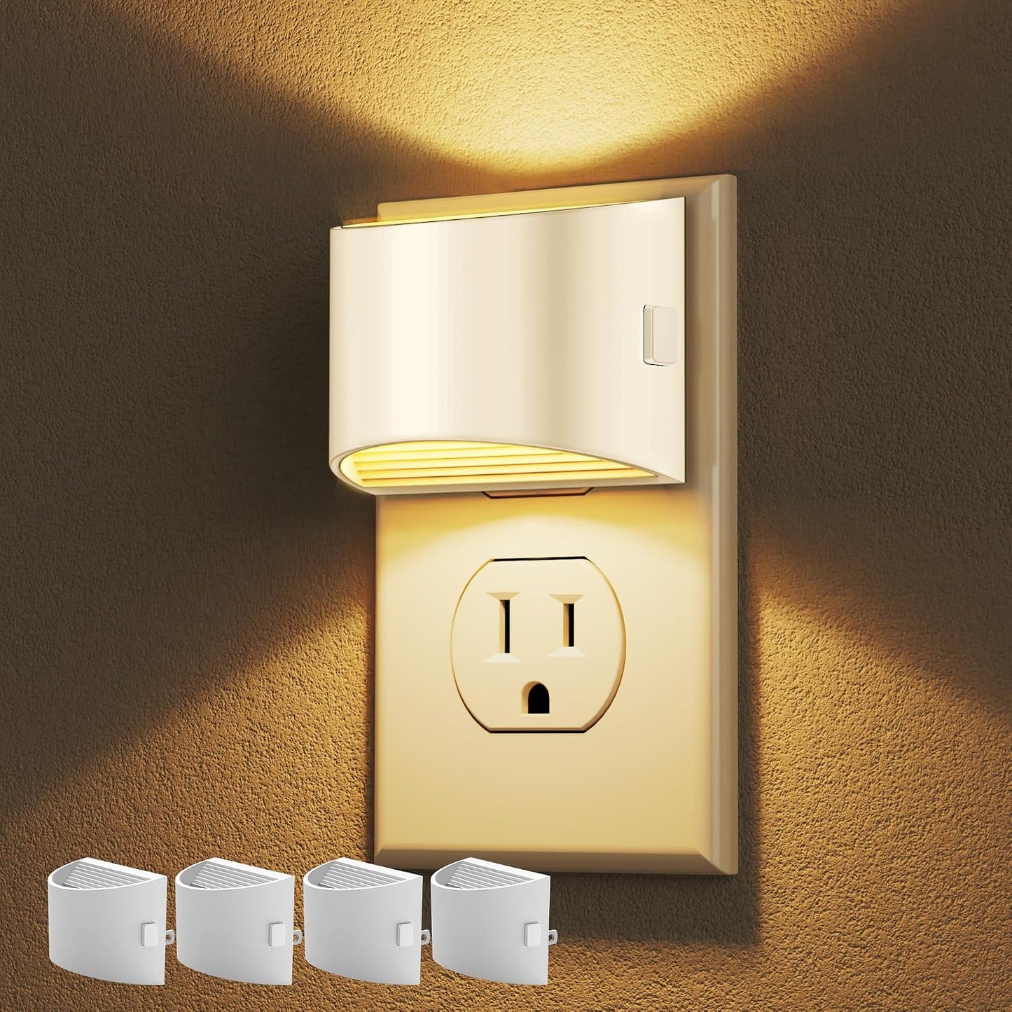 DORESshop Night Light, Night Lights Plug into Wall, Adjustable, 3000K
