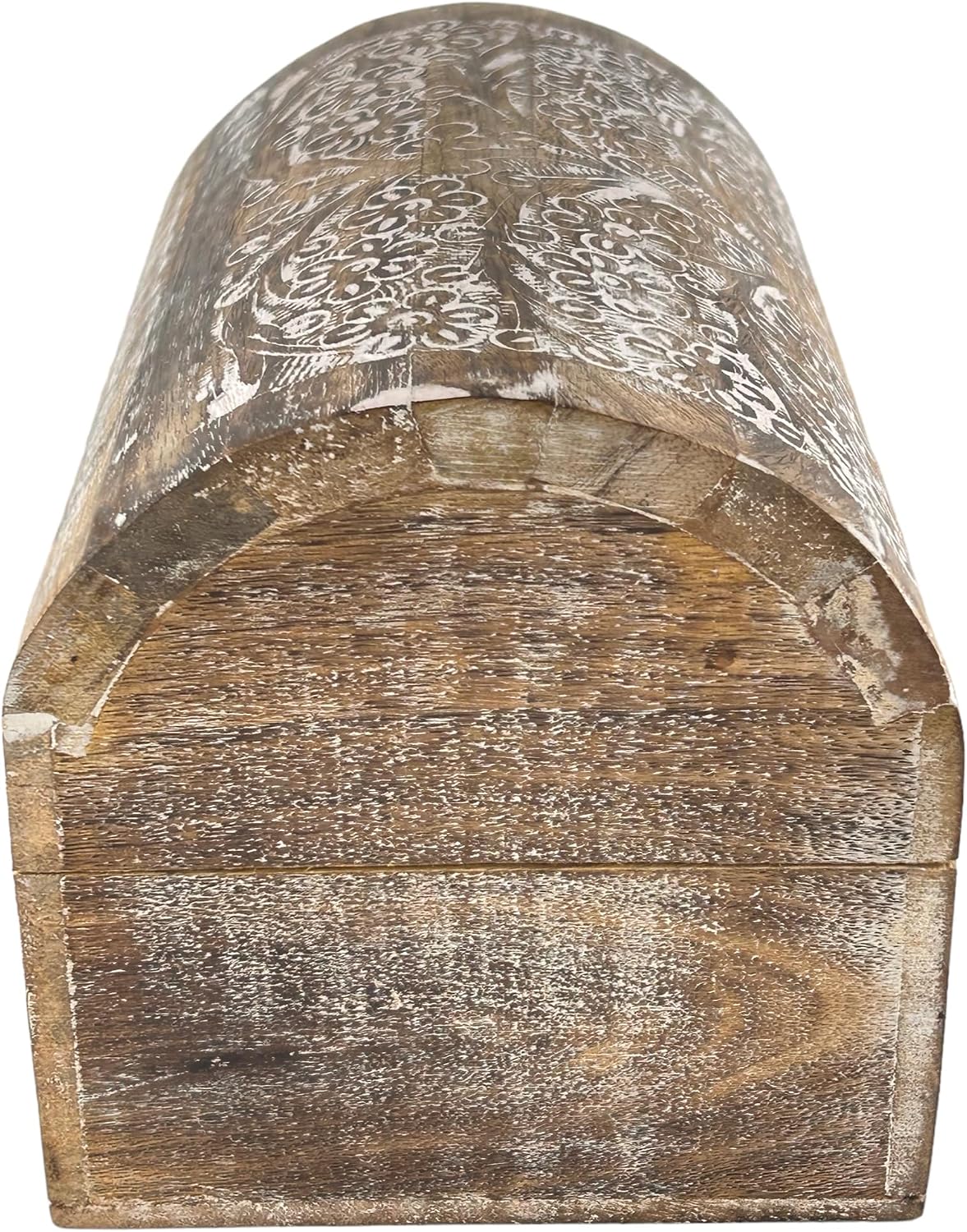 Wooden Semicircular Curved Jewellery Box Design-Trinket Box Ladies-Jewellery Storage / Floral