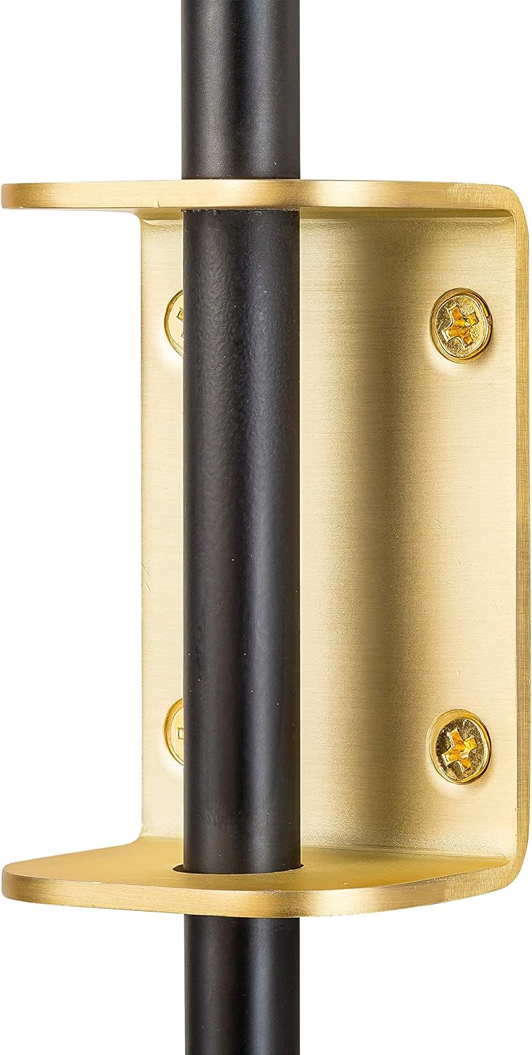Caserti Black and Gold Plug in Wall Sconce Wall Lighting Modern Frosted Glass Globe Plug Wall Lamp with Plug in Cord