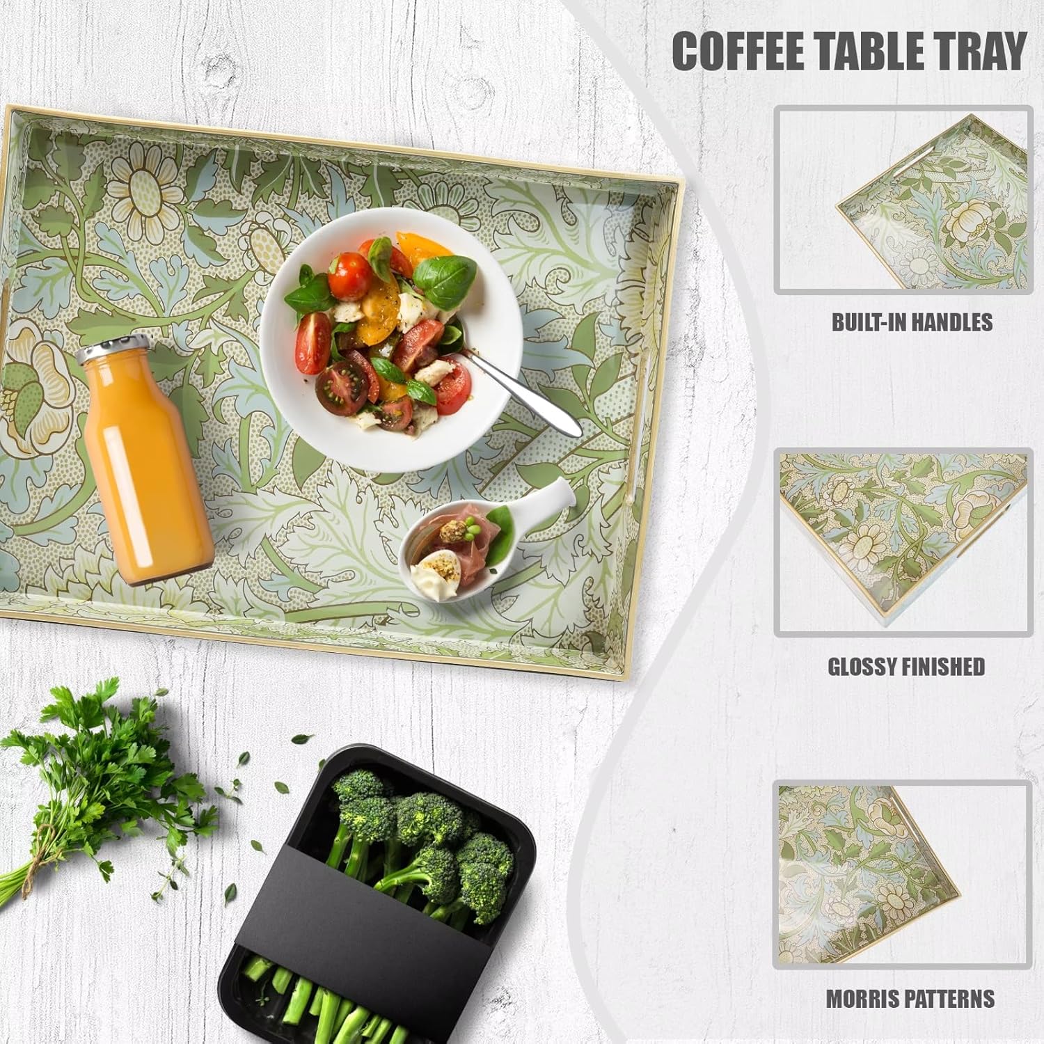 Serving Tray / Plastic Decorative Tray / Multi D
