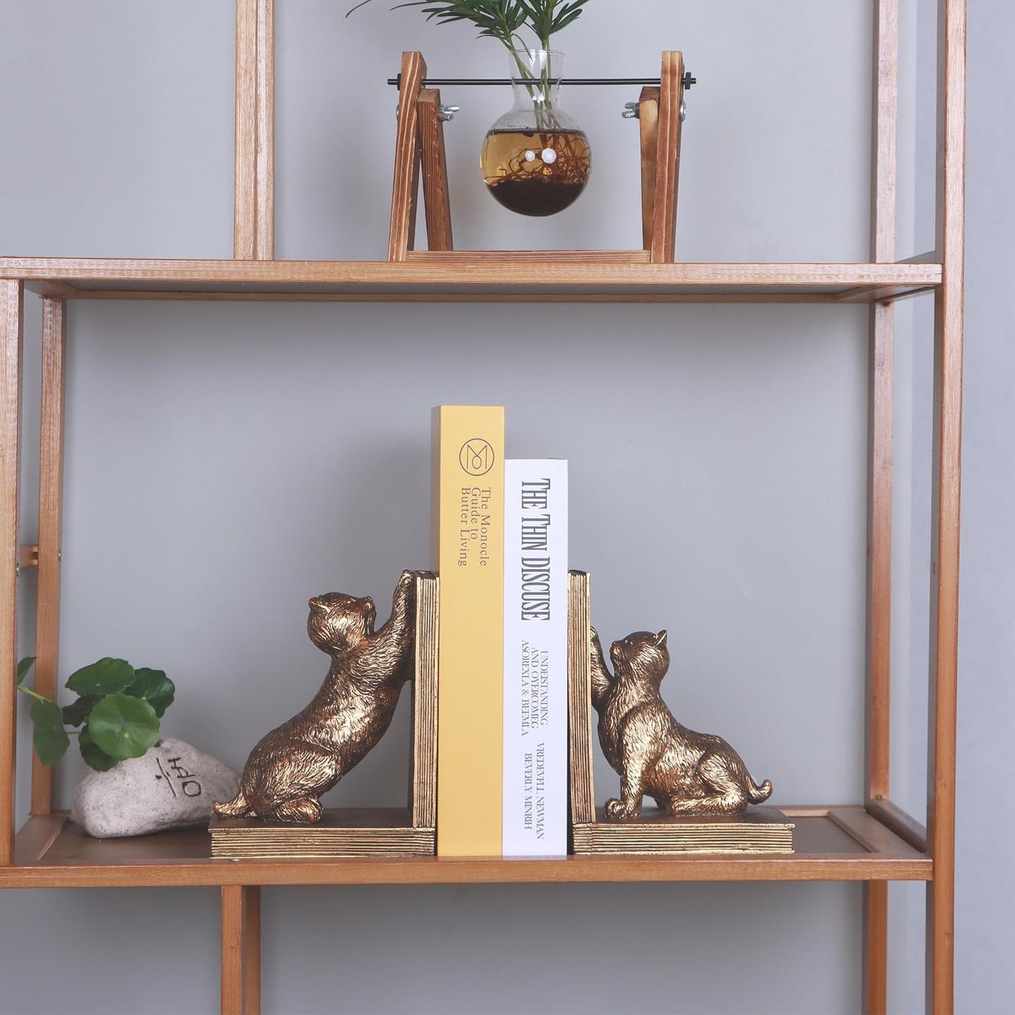 Book Ends / Decorative Bookend / Cat