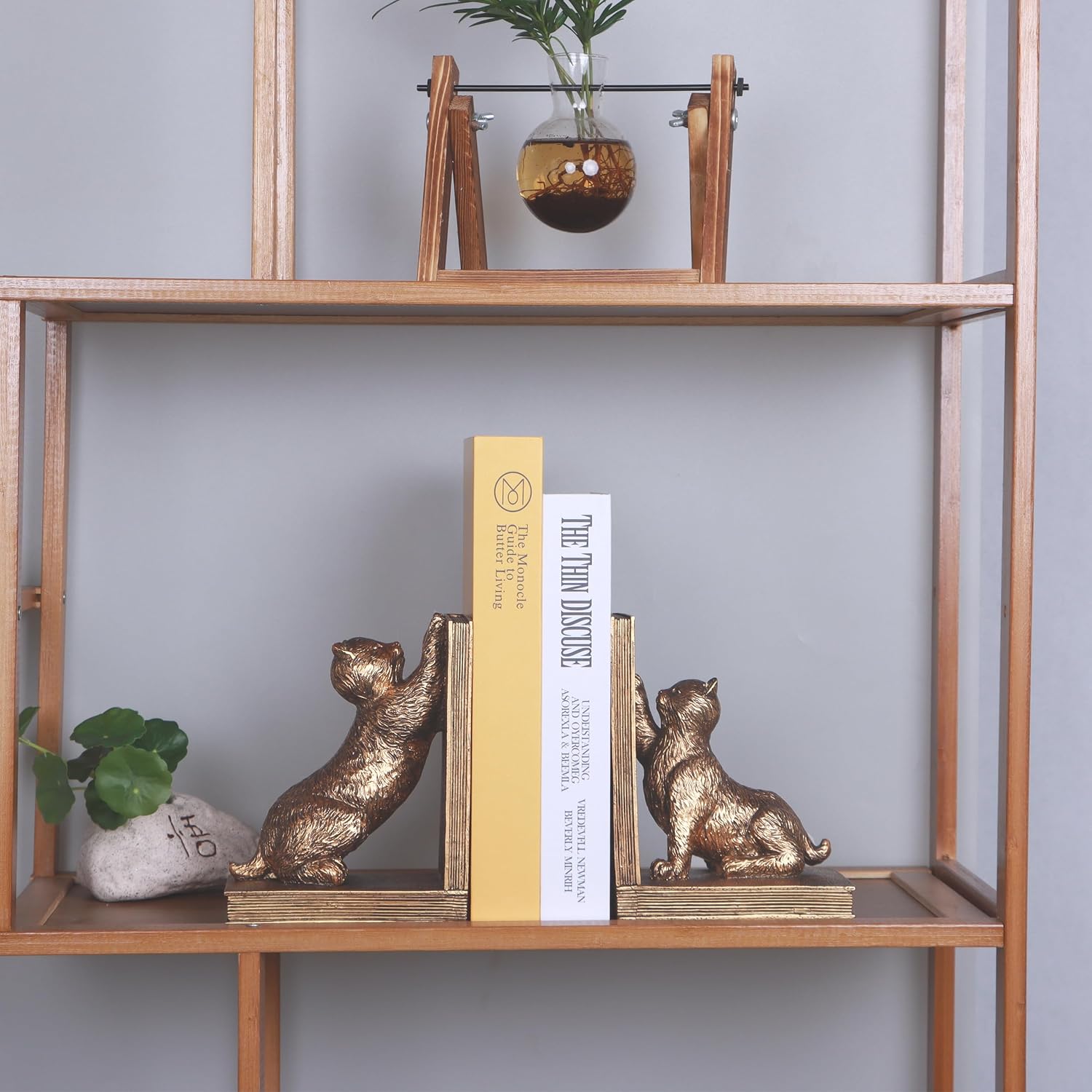 Book Ends / Decorative Bookend / Cat