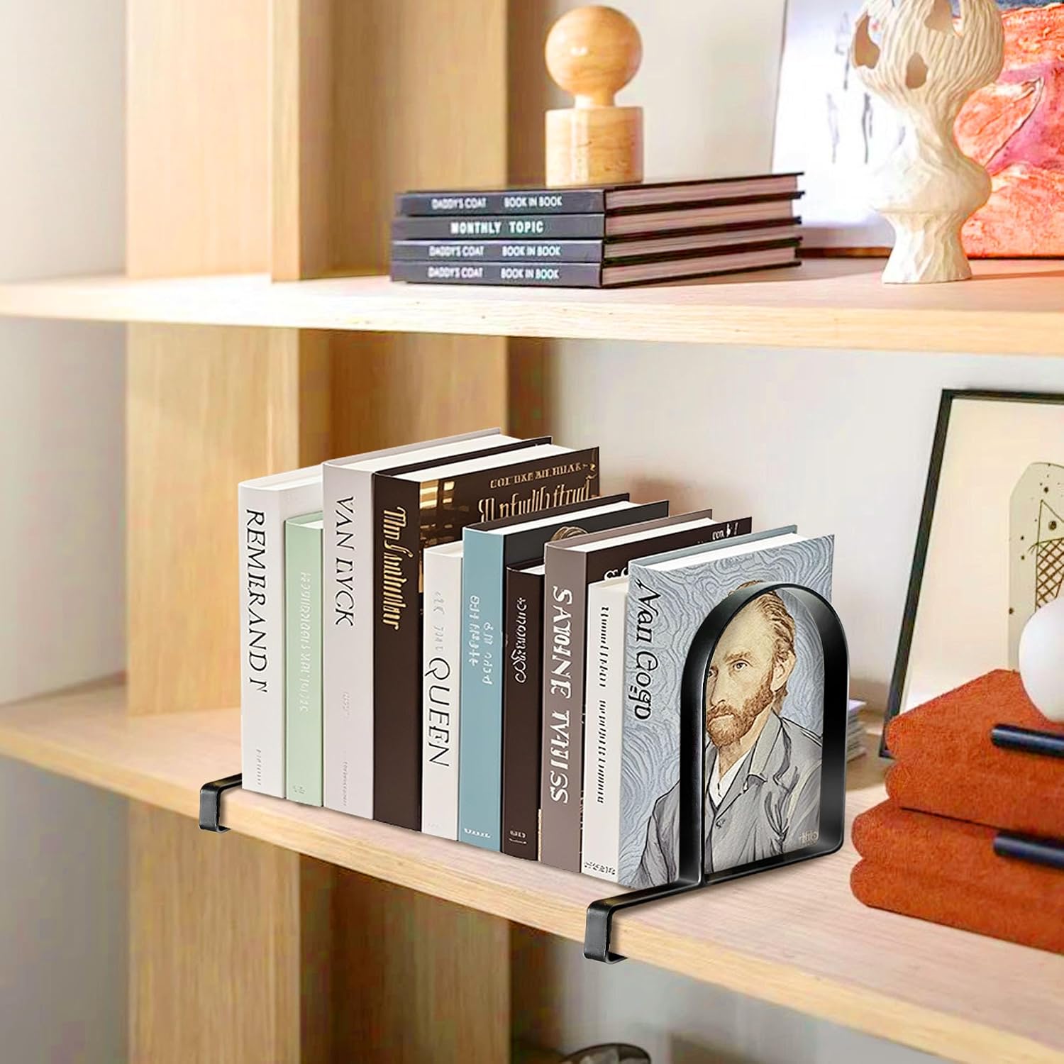 Metal Book Ends / Normal / Black