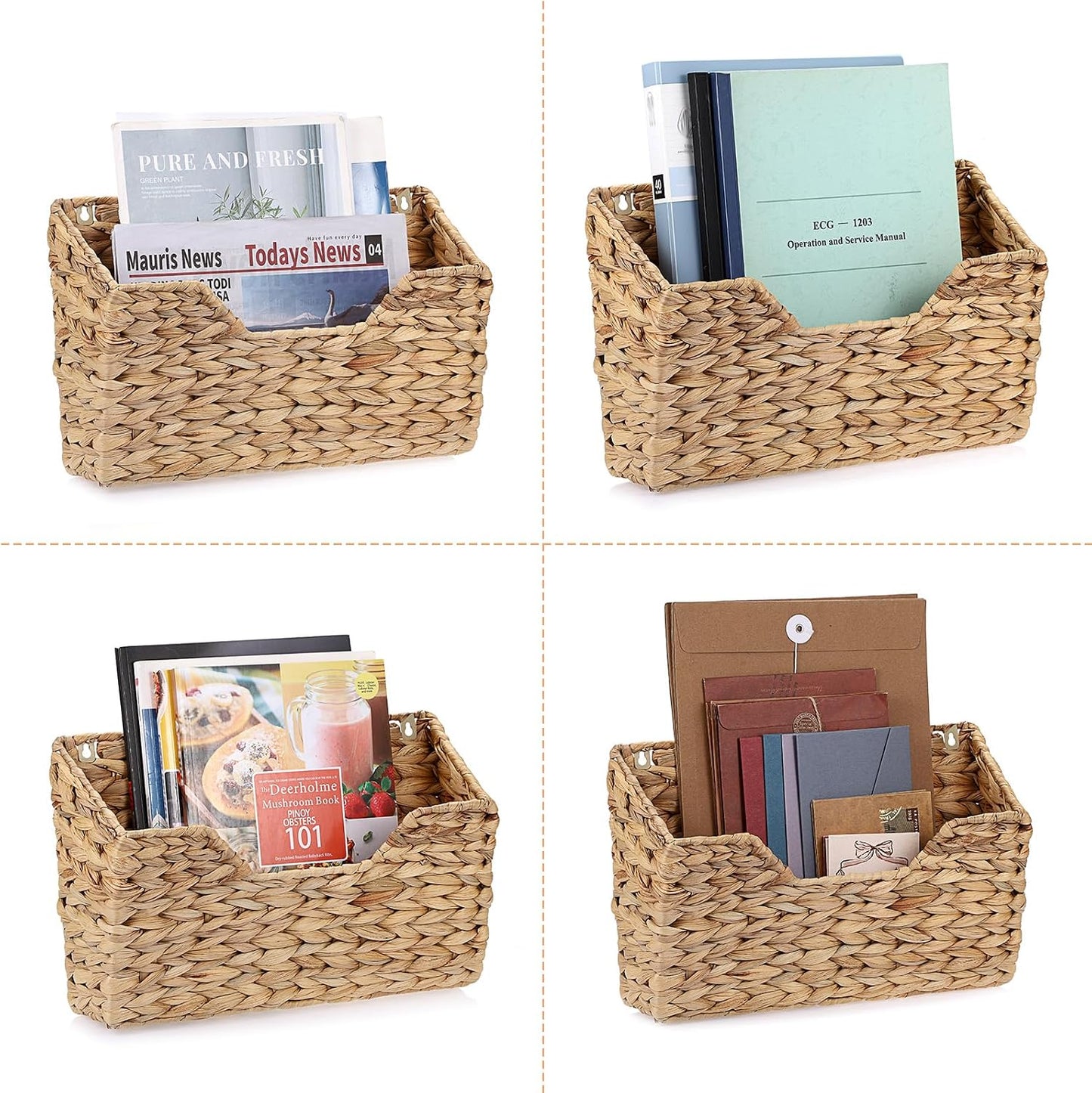 Woven Hanging Magazine Holder