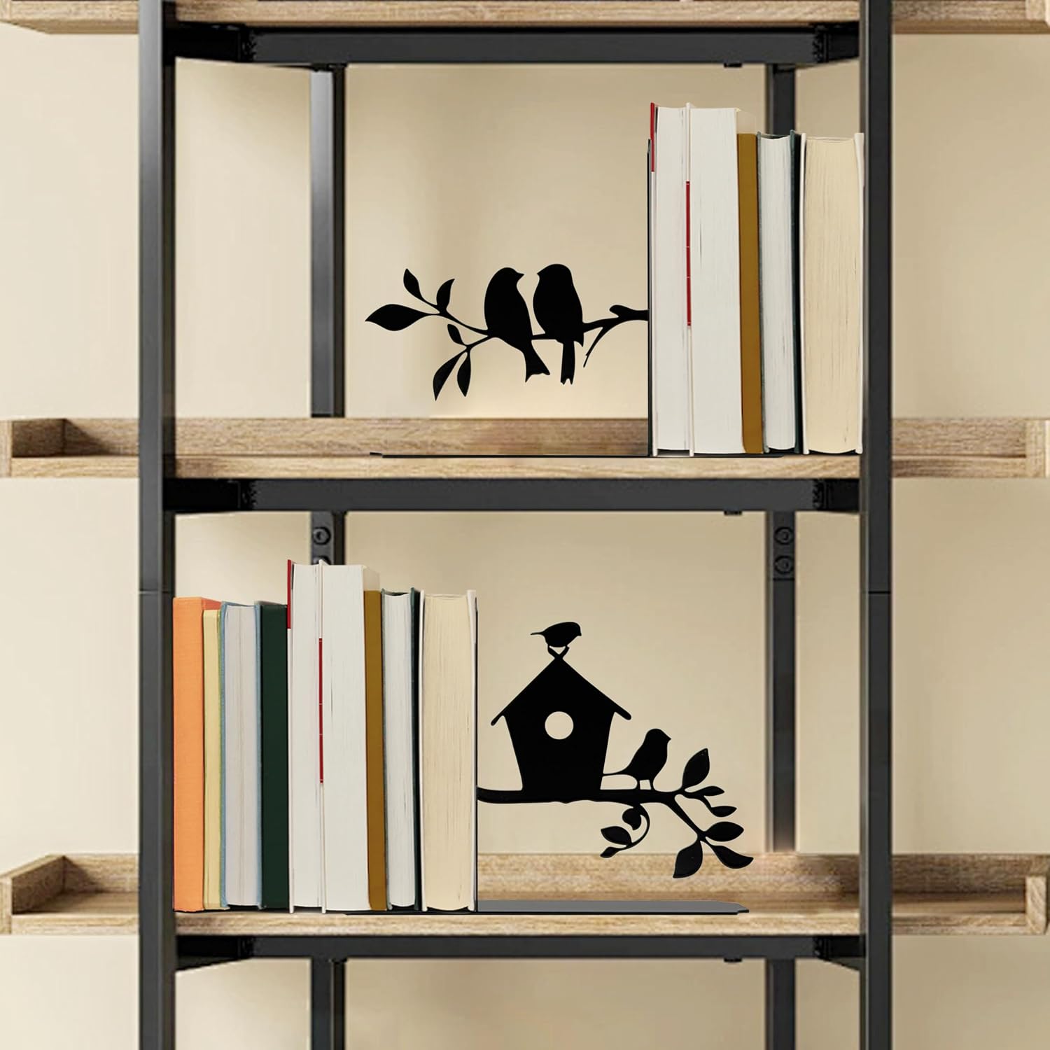 Metal Bookends / Decorative Book Ends