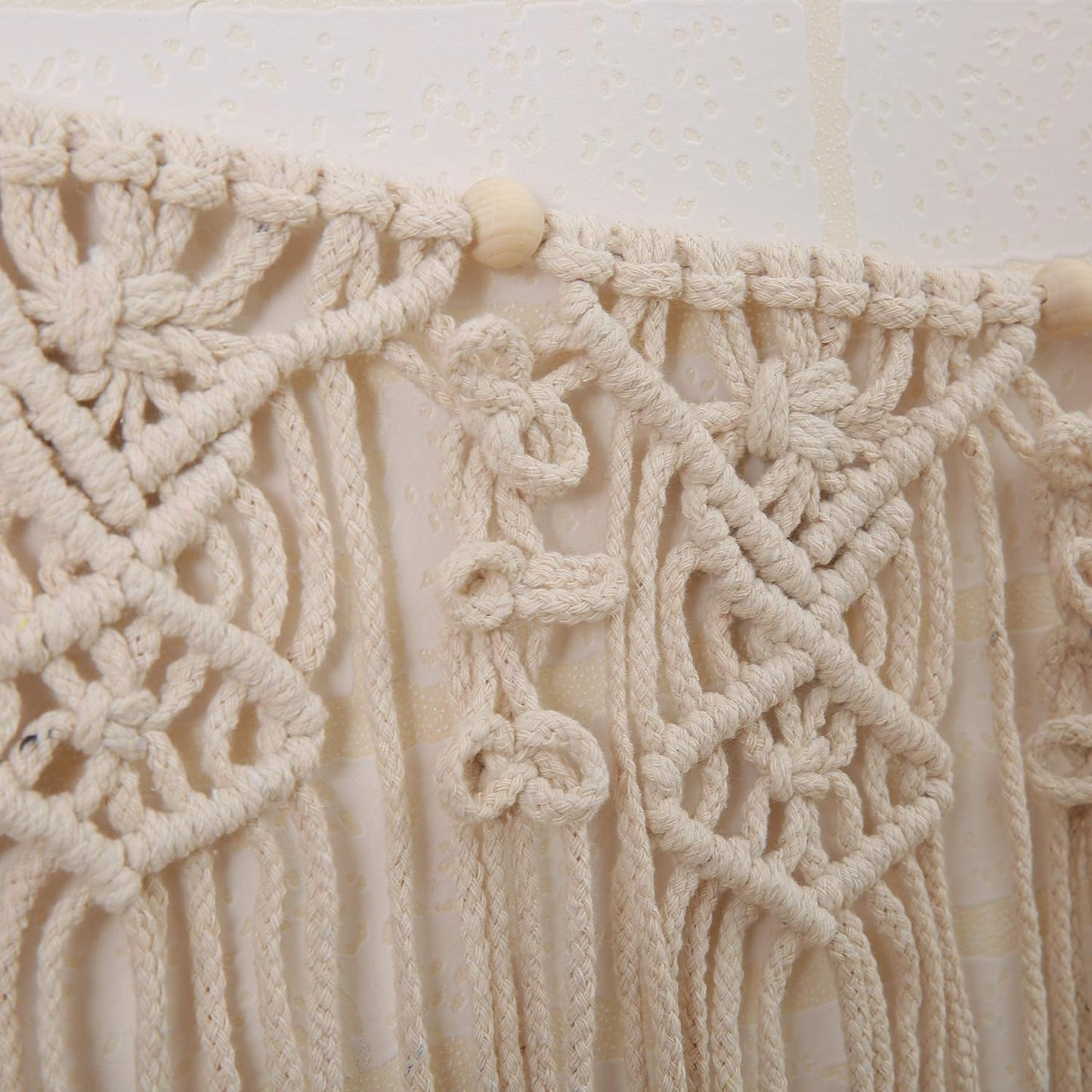 Macrame Garland Macrame Wall Hanging Nursery Wall Decor Boho Home Bohemian Bedroom / 35"L x 16"W