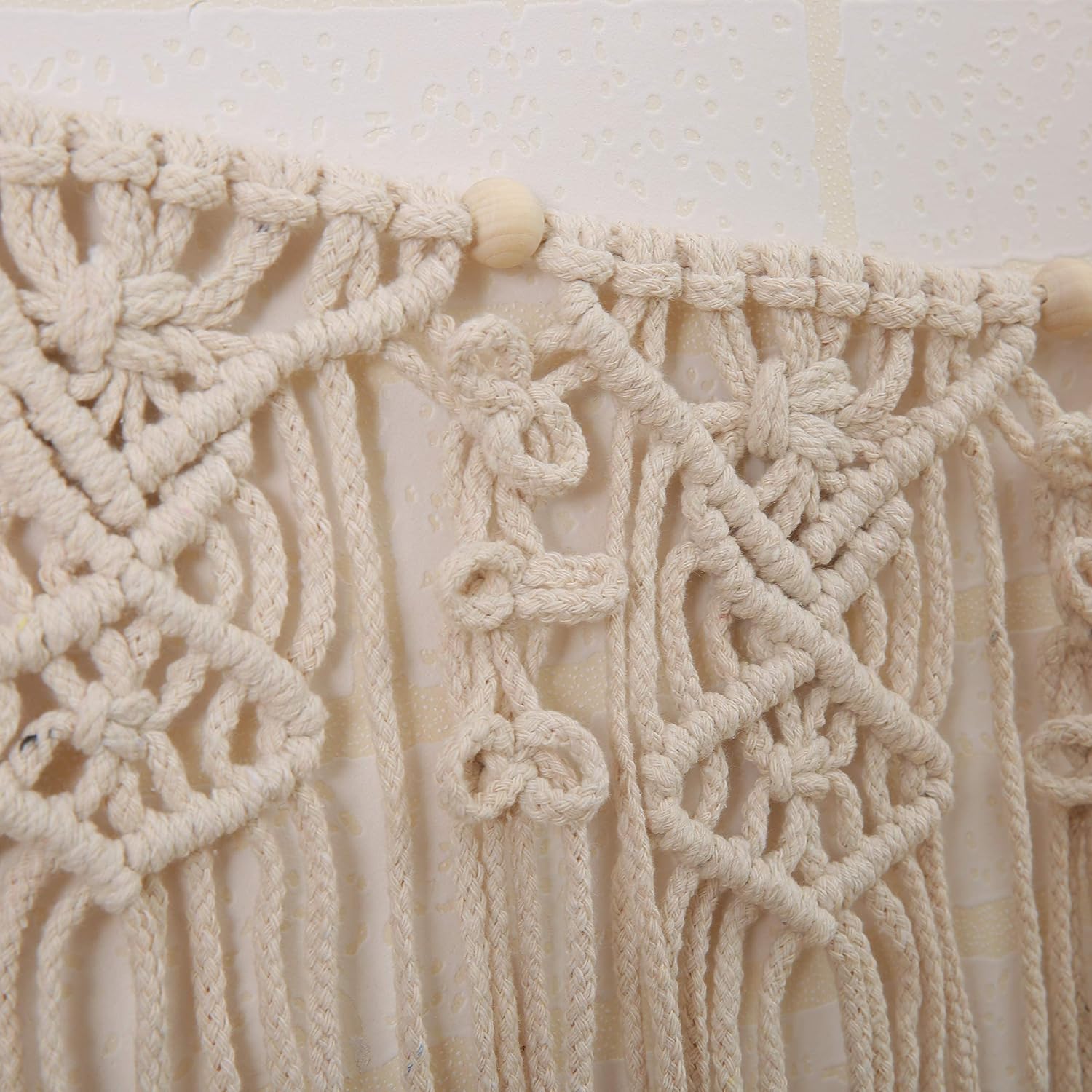 Macrame Garland Macrame Wall Hanging Nursery Wall Decor Boho Home Bohemian Bedroom / 35"L x 16"W