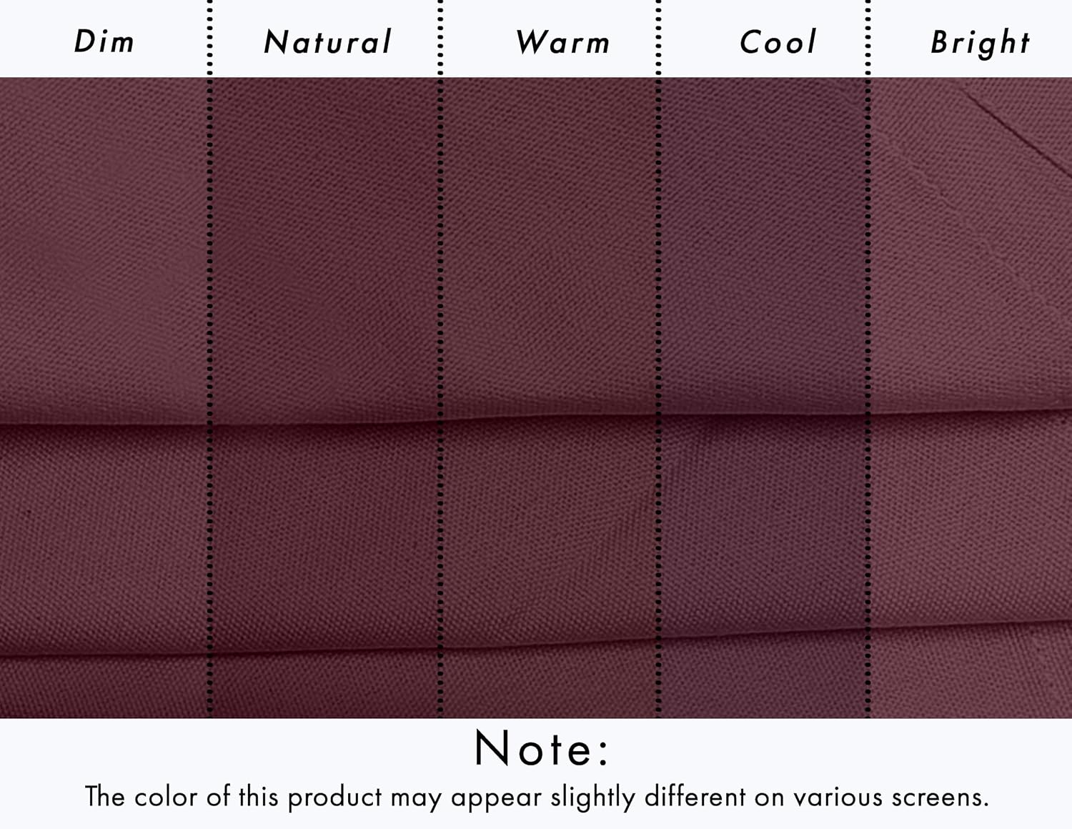 Ruvanti Cloth Napkins Set of 12, 100% Cotton 18”x18” - Burgundy | Washable, Soft, Durable & Absorbent Everyday Napkins.