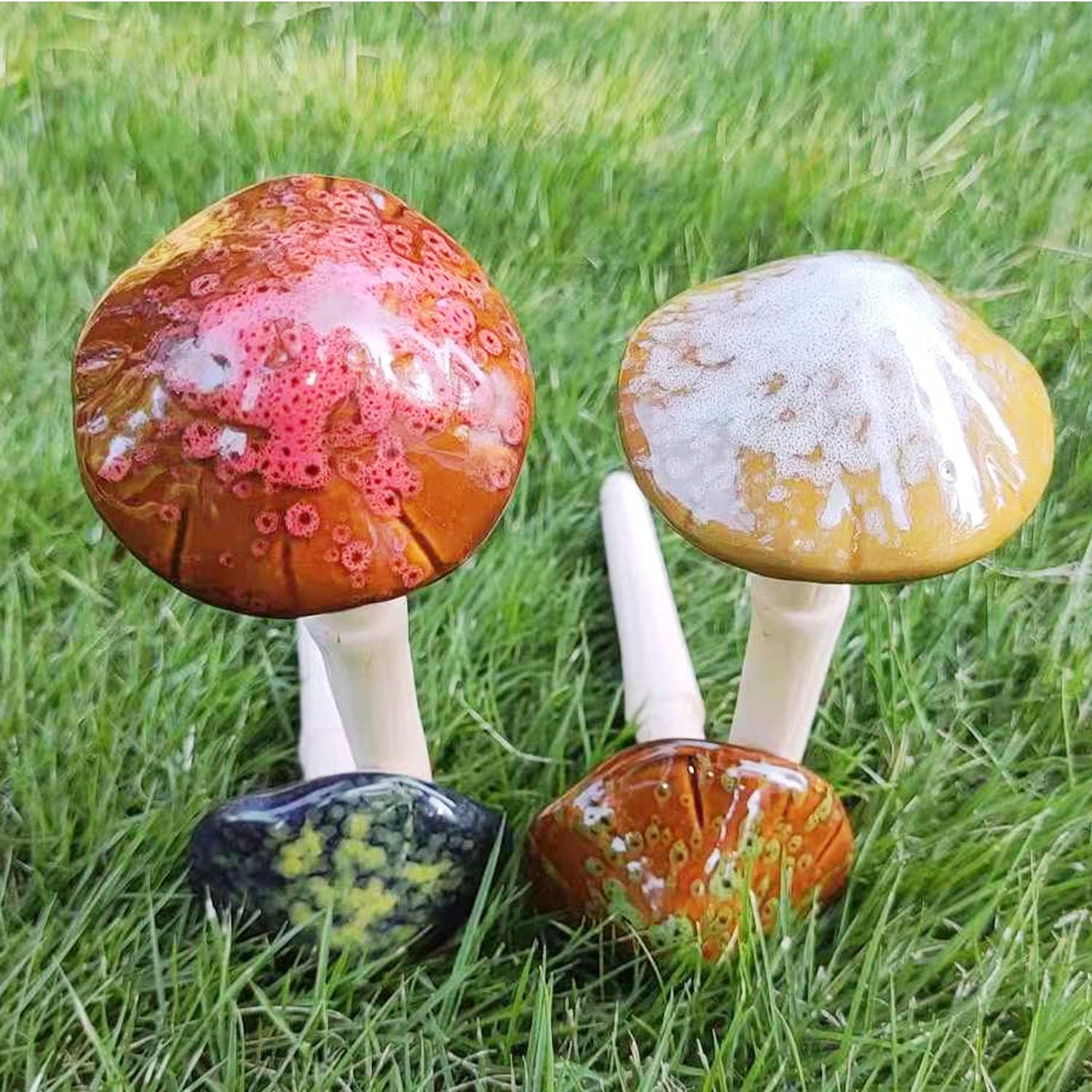 Indoor Flower pots or Outdoor Decorative Ceramic Ornaments / Set of 4
