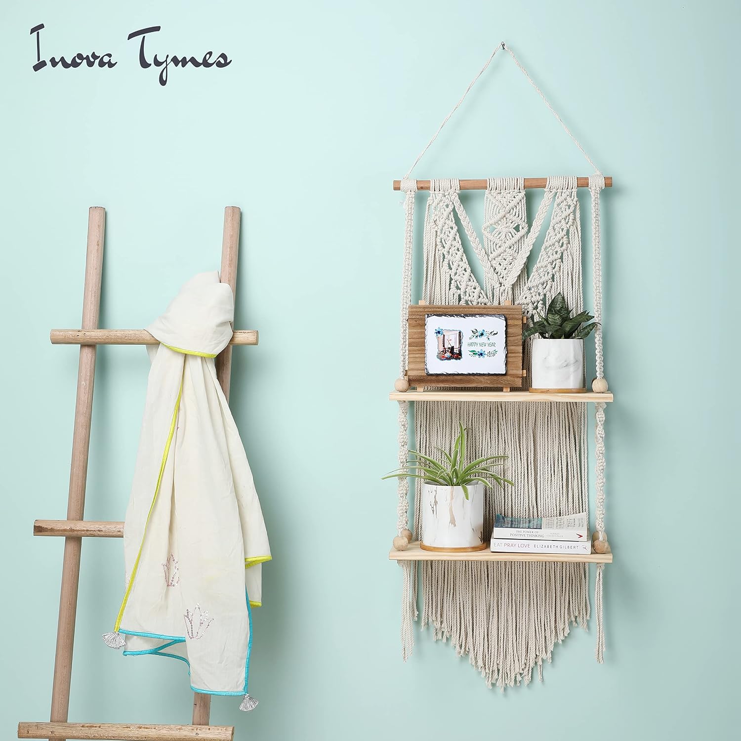 Boho Shelves Bedroom Decor / 2 Tier