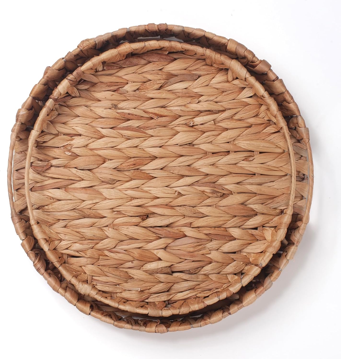 Round Serving Tray / 11.8 Inch / Set of 2