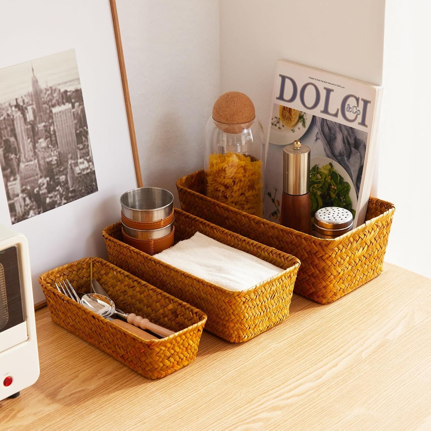 Seagrass Storage Basket / Medium / Set of 3