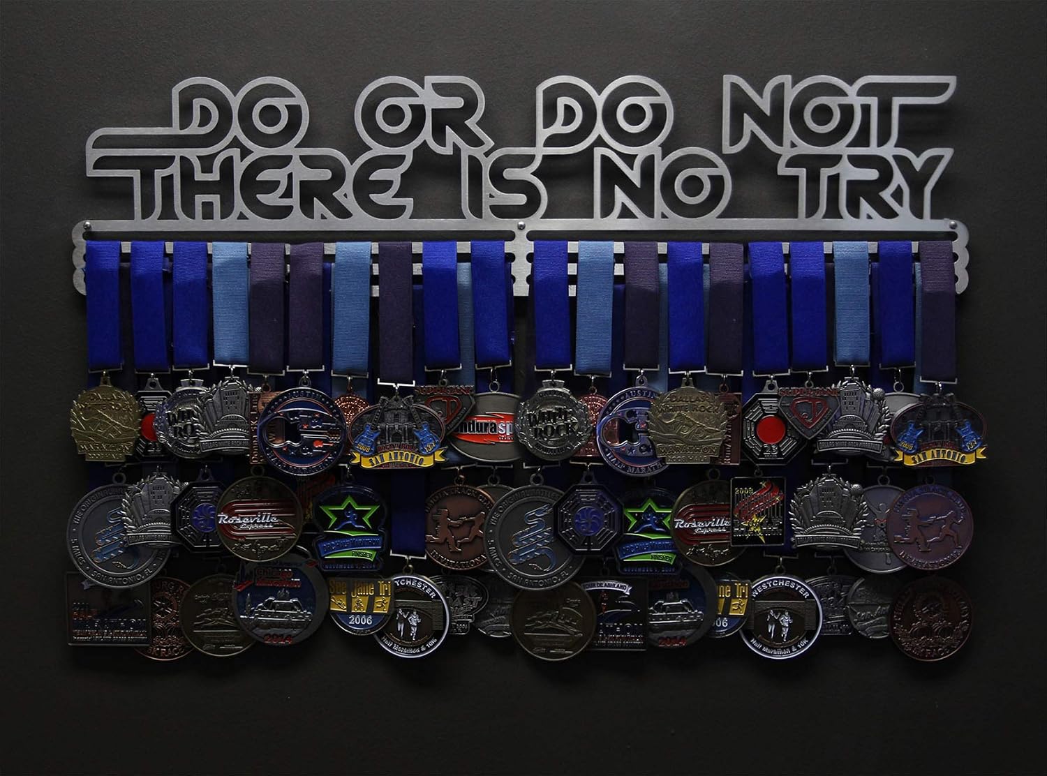 Allied Medal Hangers - Do Or Do Not, There is No Try - Multiple Medal Holder Display Rack