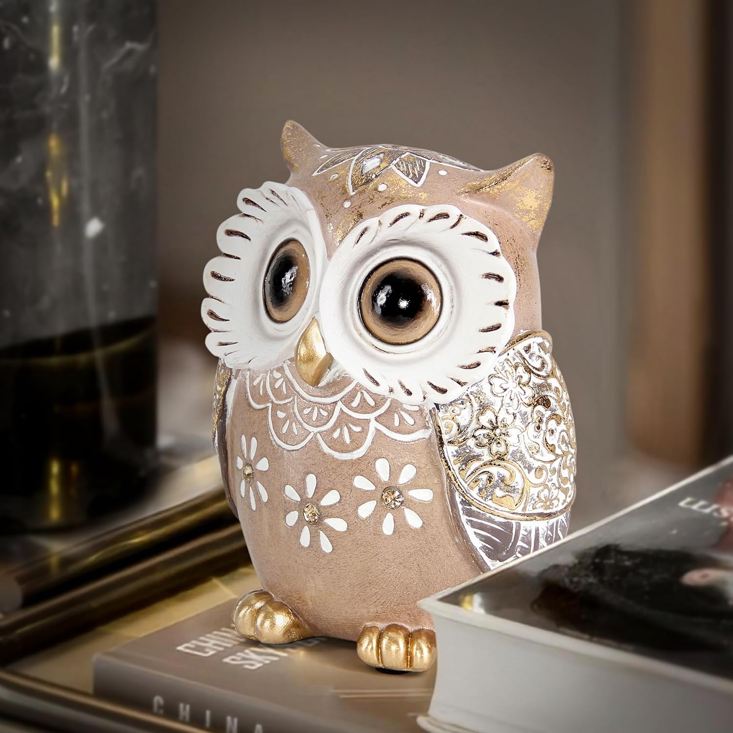 Owl Figurine Home Decor