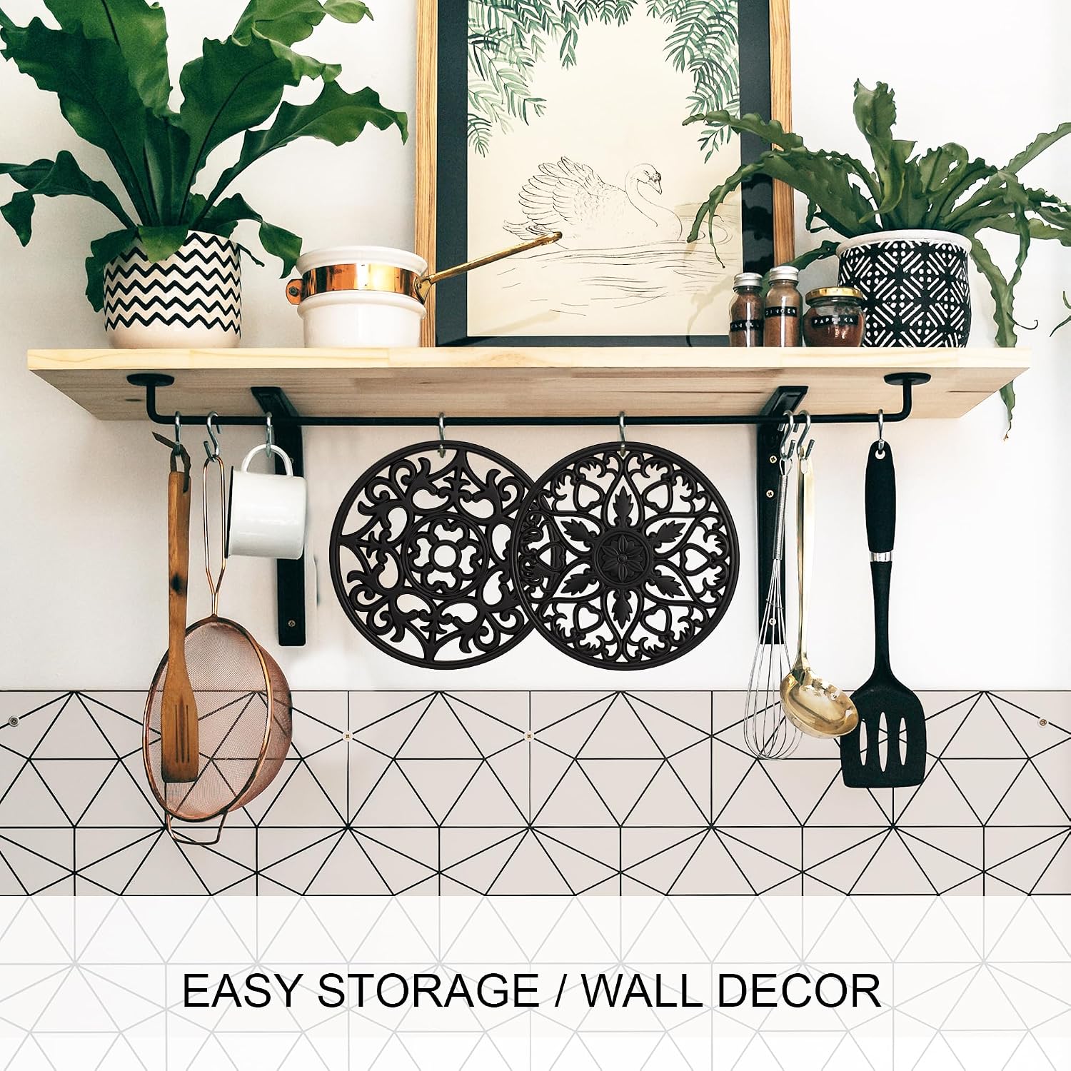 Pans and Dishes + 4 Coasters