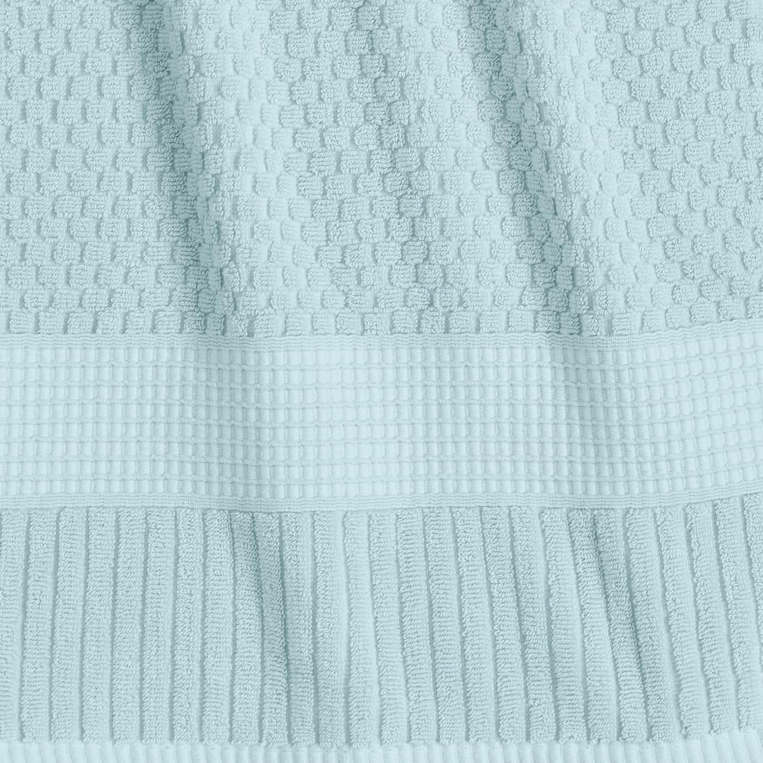 NY Loft 100% Cotton 2-Pack Oversized Bath Towel Set | Seafoam | Quick-Dry | Two Oversized 35" x 70" Bath Towels / Bath