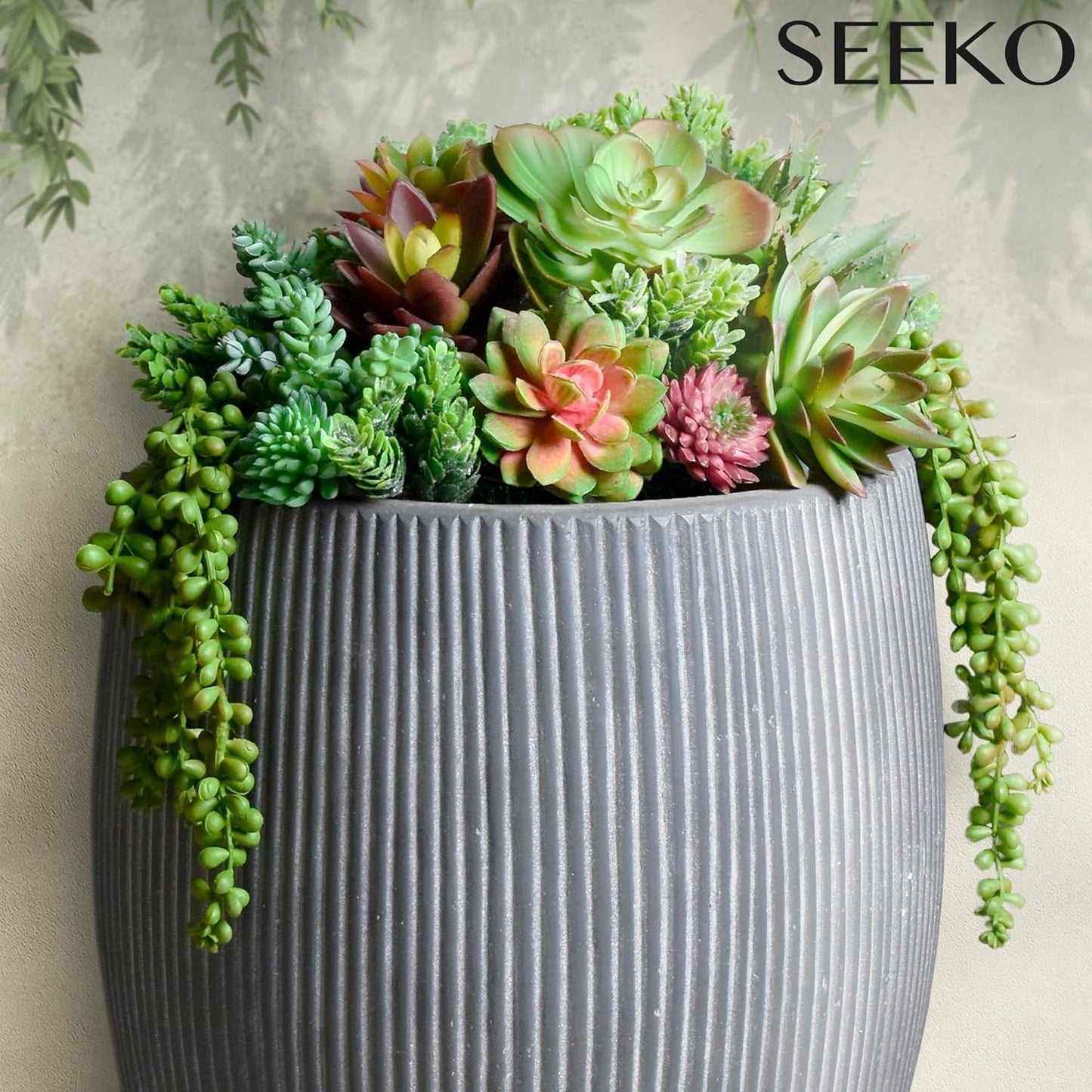 Succulents Plants Artificial Realistic Fake Succulents Faux / Set of 28