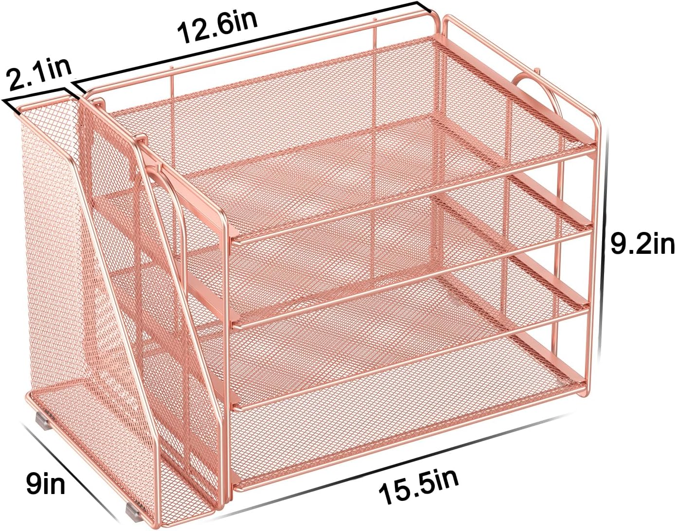 Spacrea Desk Organizers and Accessories, Paper Organizer for Desk with File organizer, Desk Accessories & Workspace