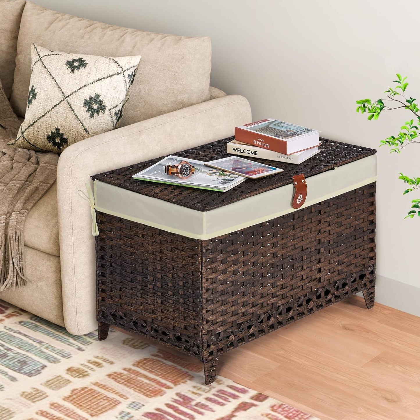 Rattan Shelf Basket / 200L / Brown