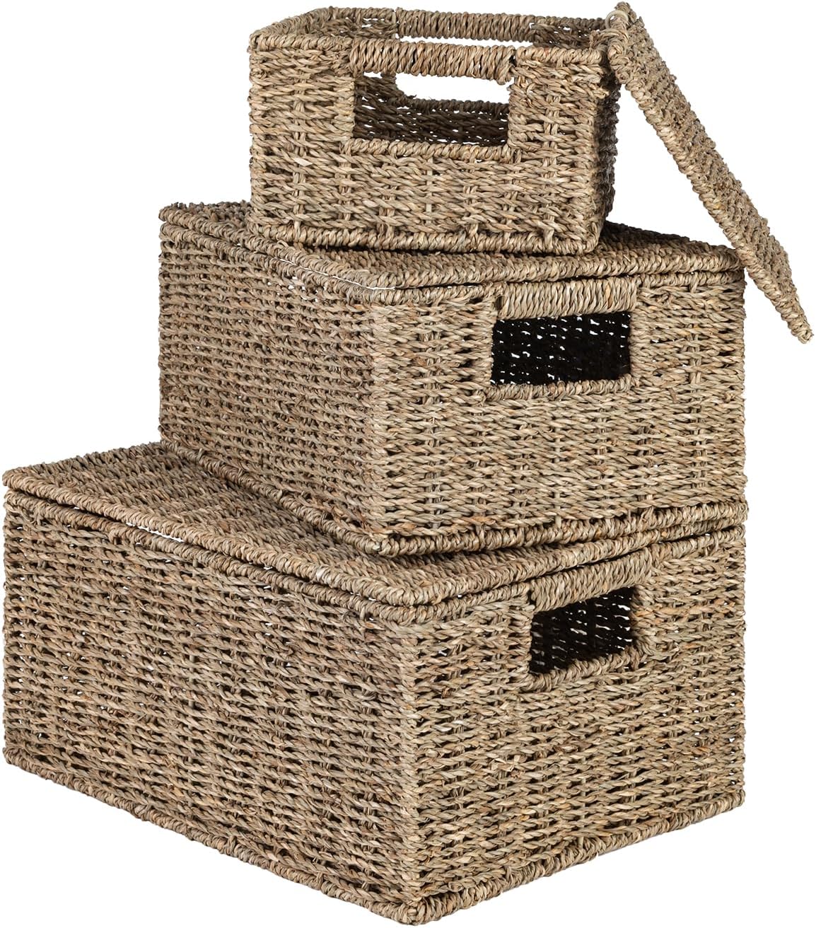 Wicker Storage Baskets / Sea Grass