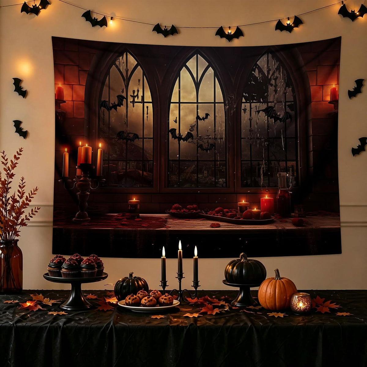 QGHOT Halloween Tapestry Wall Hanging 78.7"x59.1"