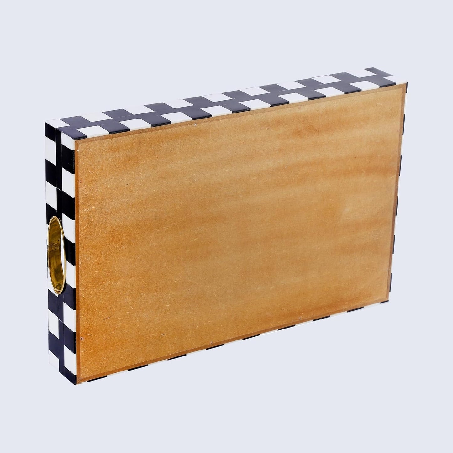 Optique Ottoman Tray / 11 x 17 / Pixel / Black