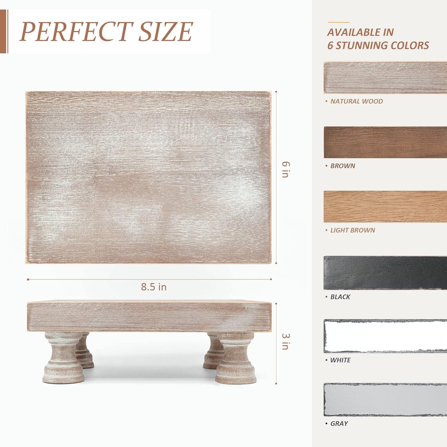 Decorative Pedestal Stands / Natural