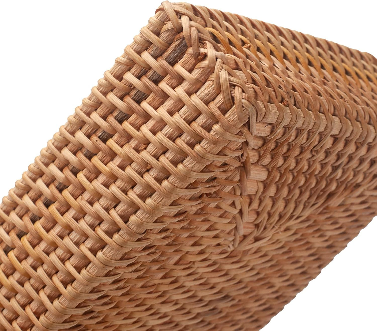Wicker Napkin Basket / 9.5 x 5.5 x 2.2