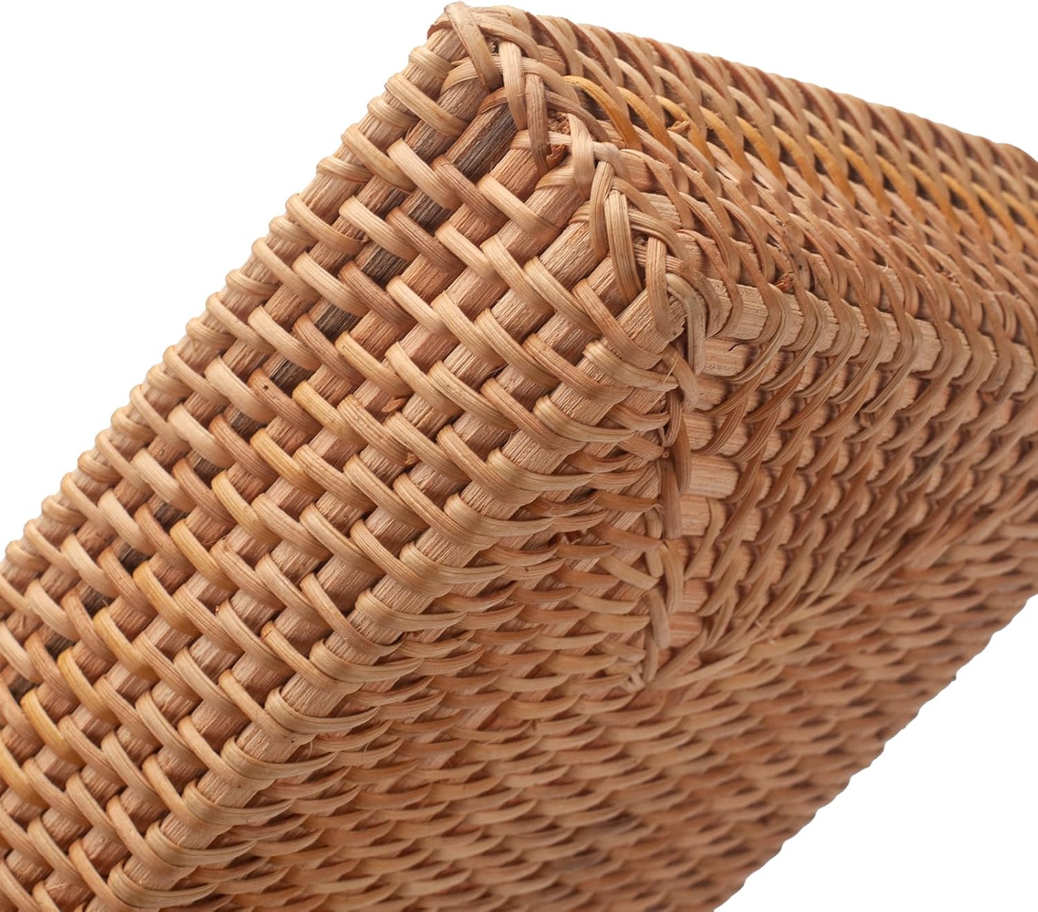 Wicker Napkin Basket / 9.5 x 5.5 x 2.2