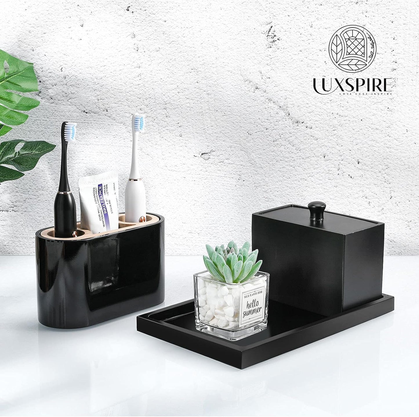 Bathroom Vanity Tray / Black / M